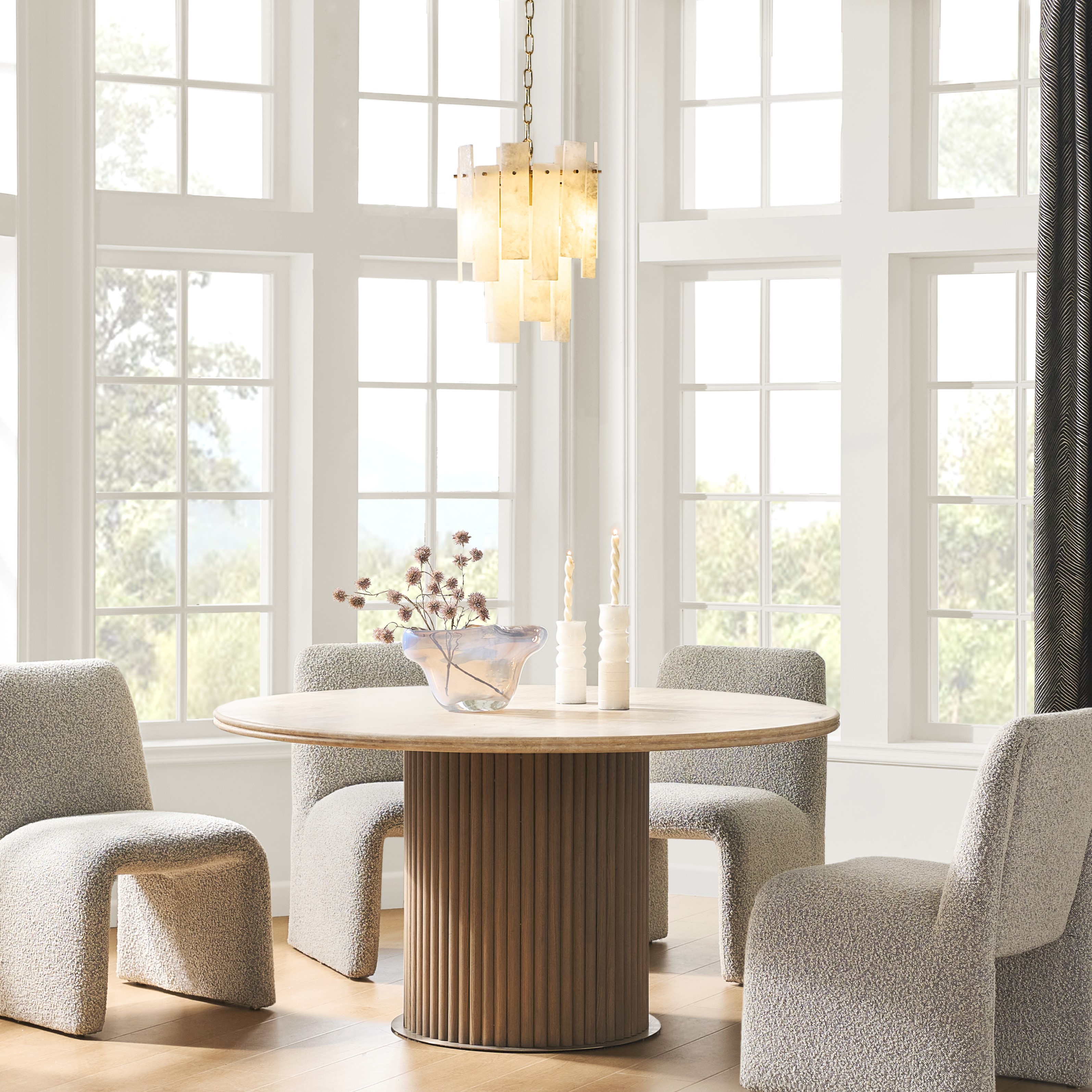 Willa Alabaster Chandelier