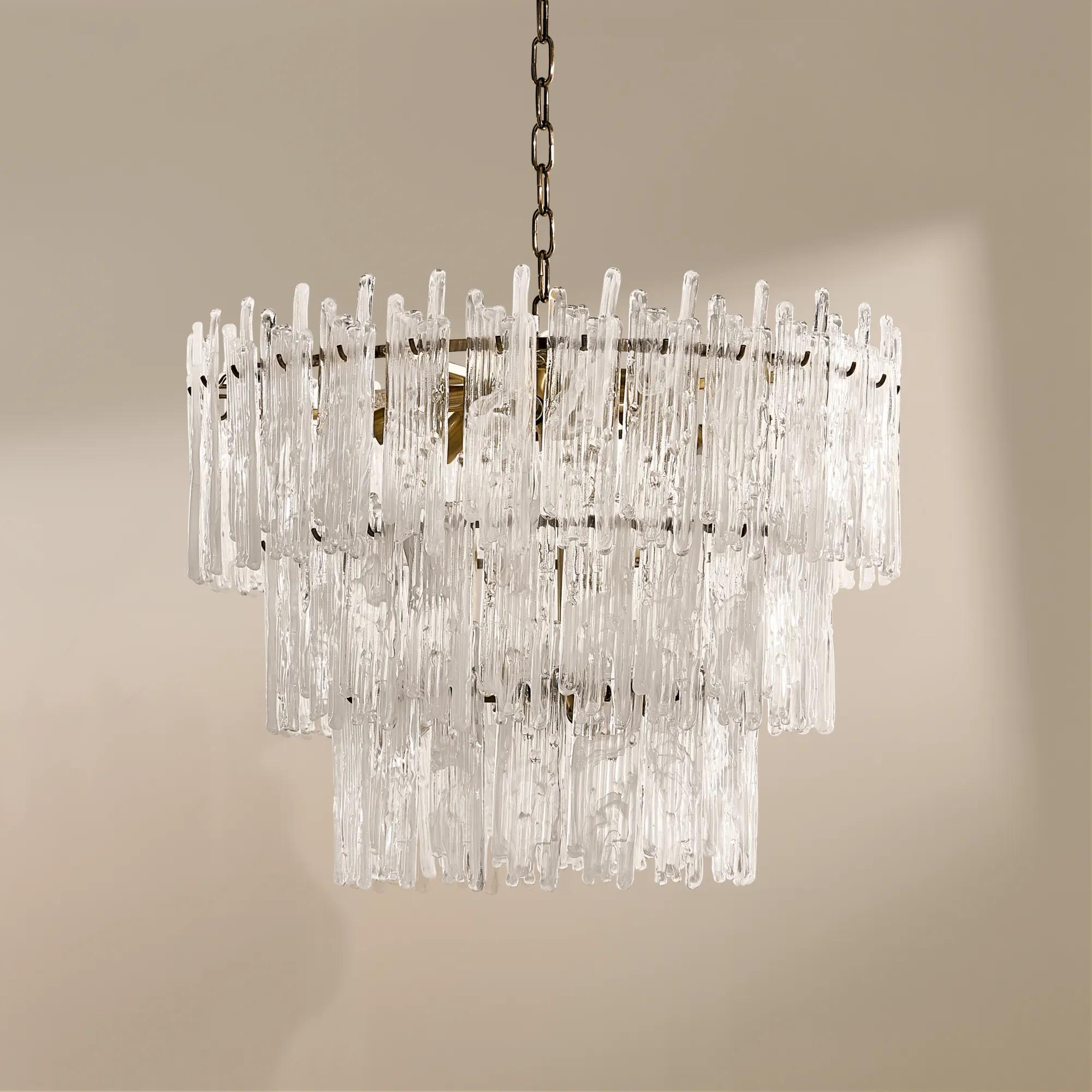 Glacier Glass Chandelier