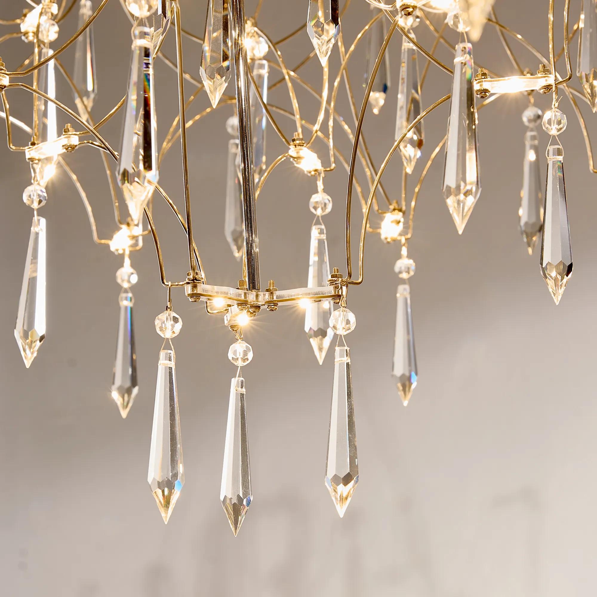 Moderne LED Crystal Chandelier