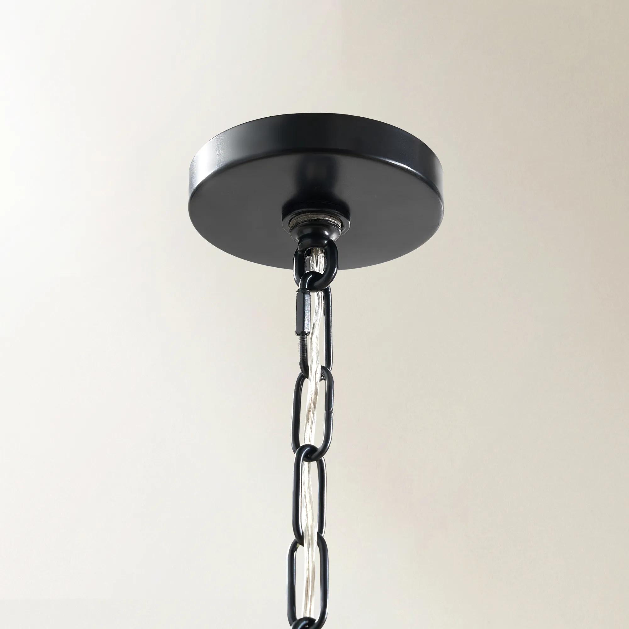 Luxe Spiral Chandelier - Graphite