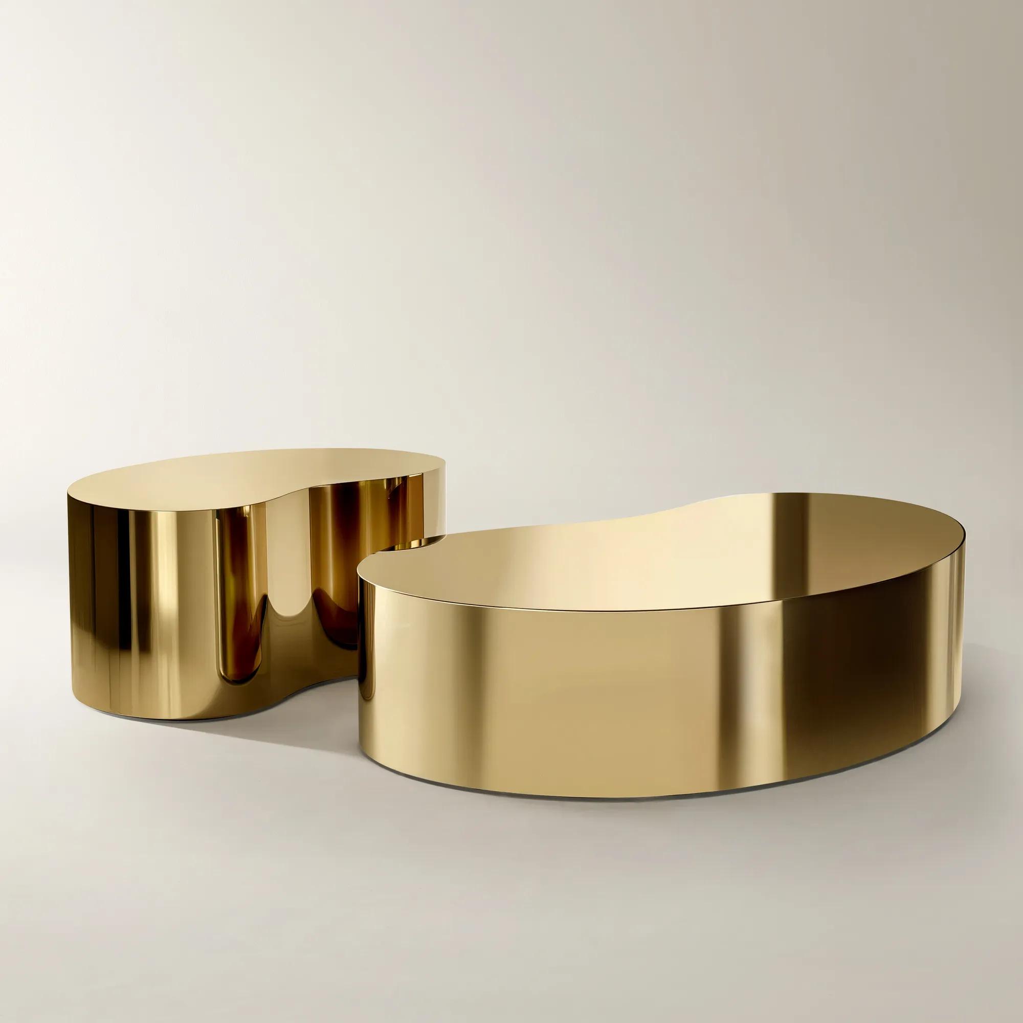 Aurea Coffee Table - Soft Gold