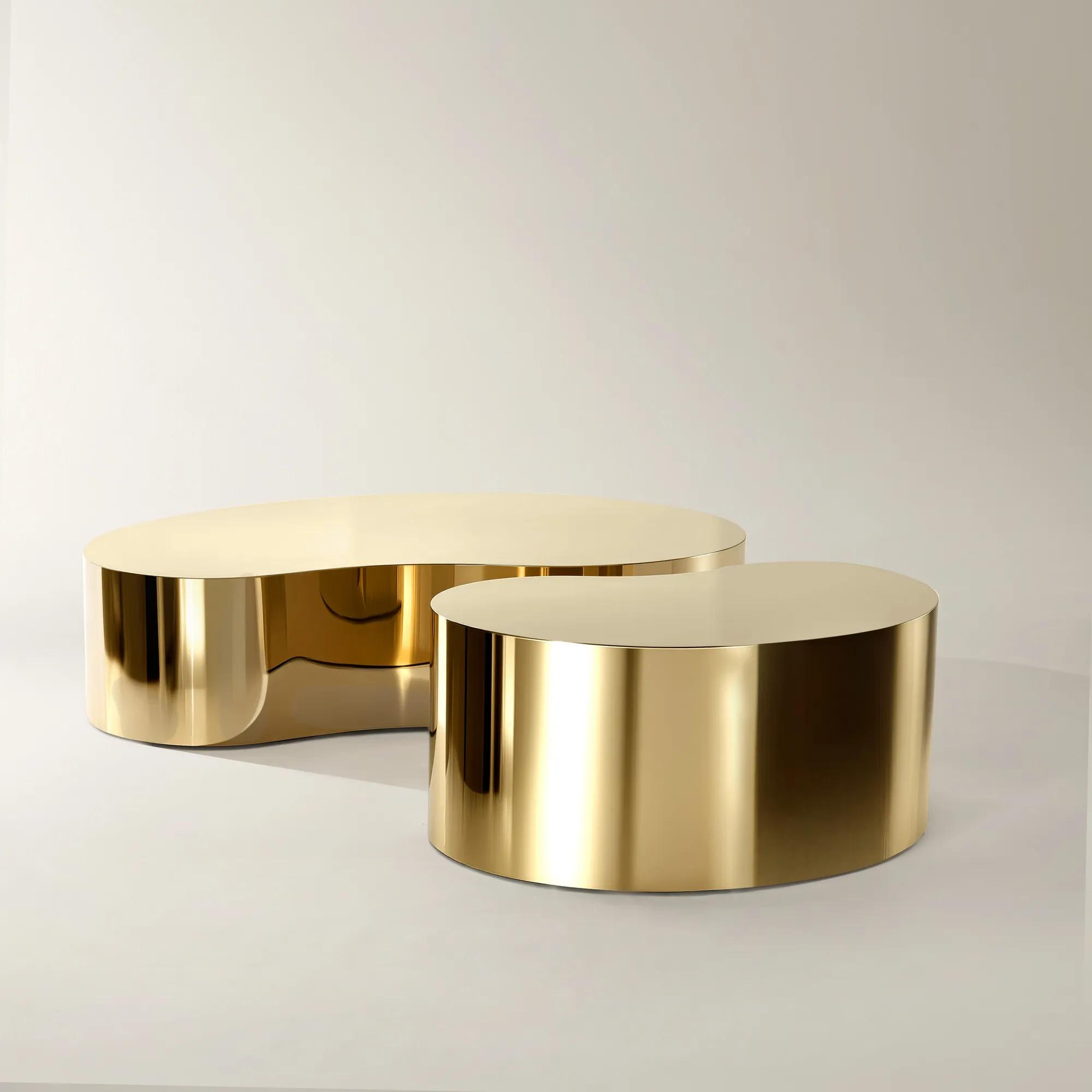Aurea Coffee Table - Soft Gold