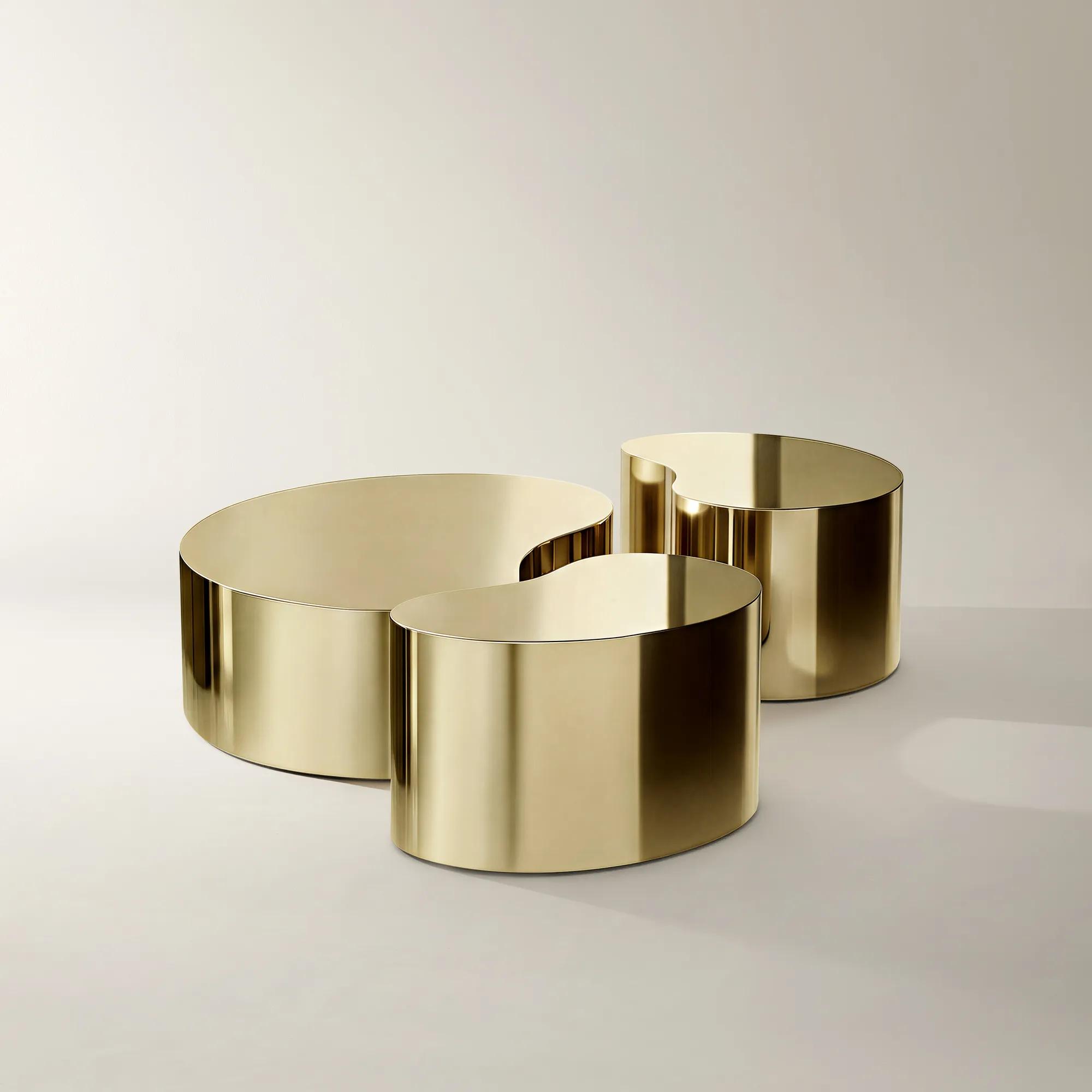 Aurea Coffee Table - Soft Gold