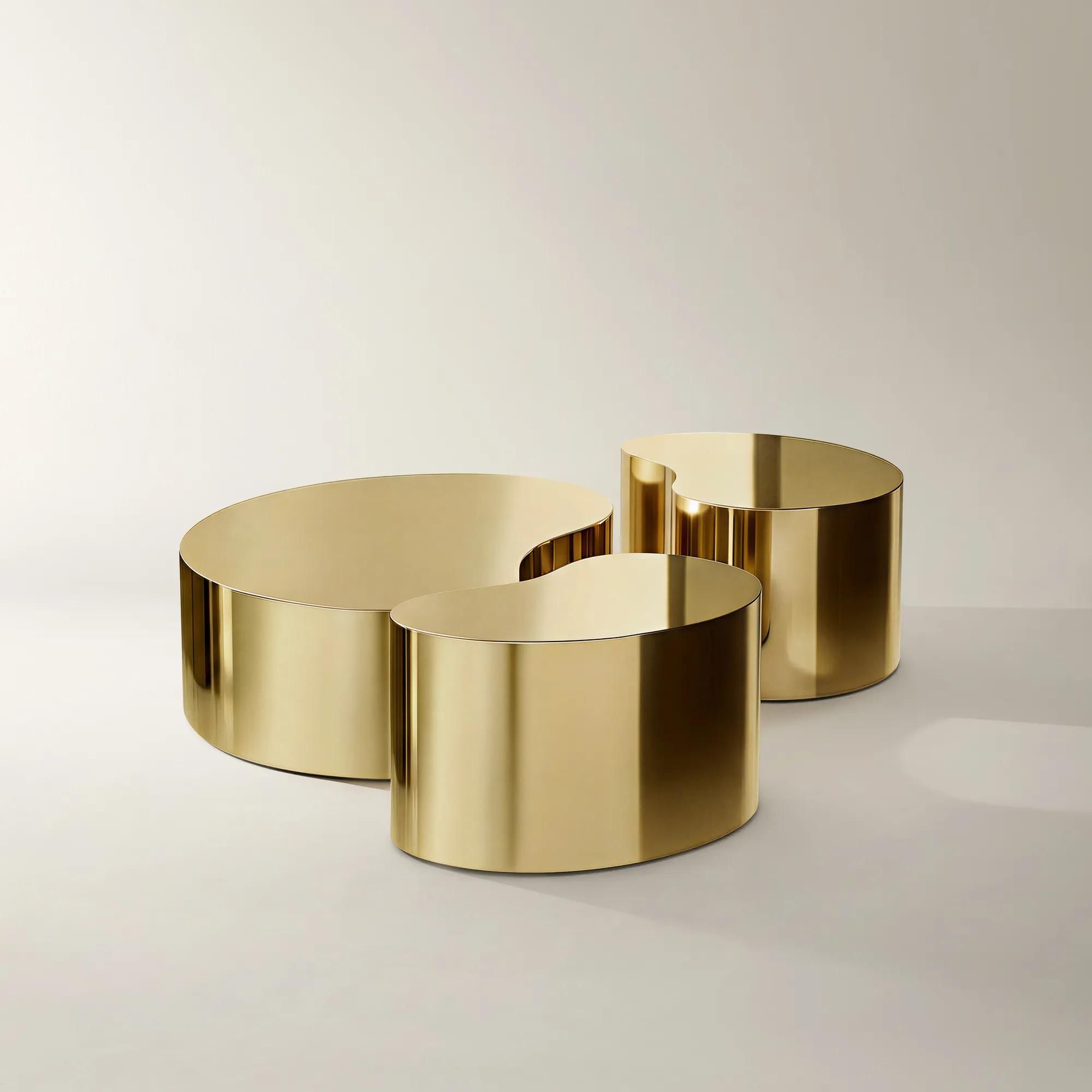 Aurea Coffee Table - Soft Gold