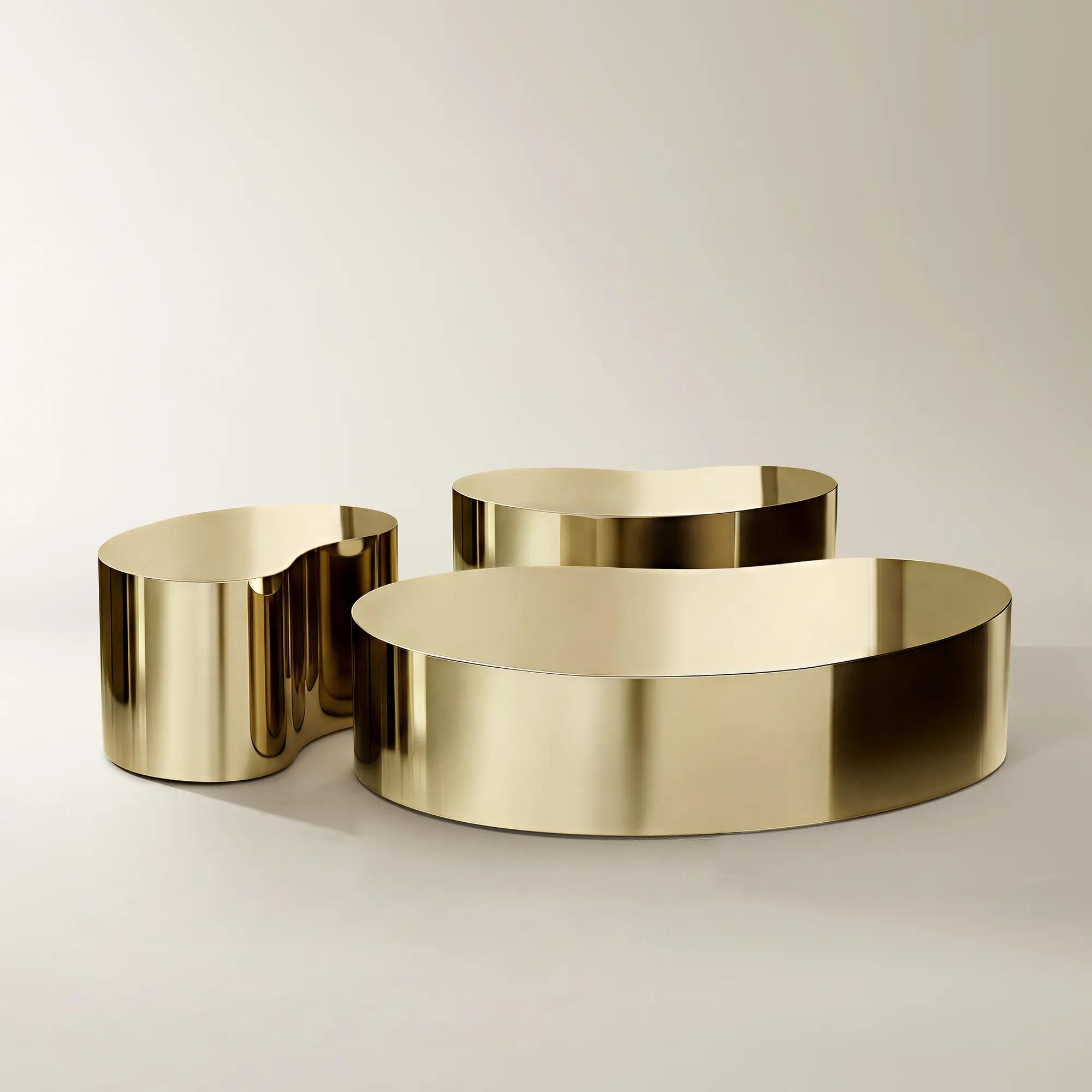 Aurea Coffee Table - Soft Gold