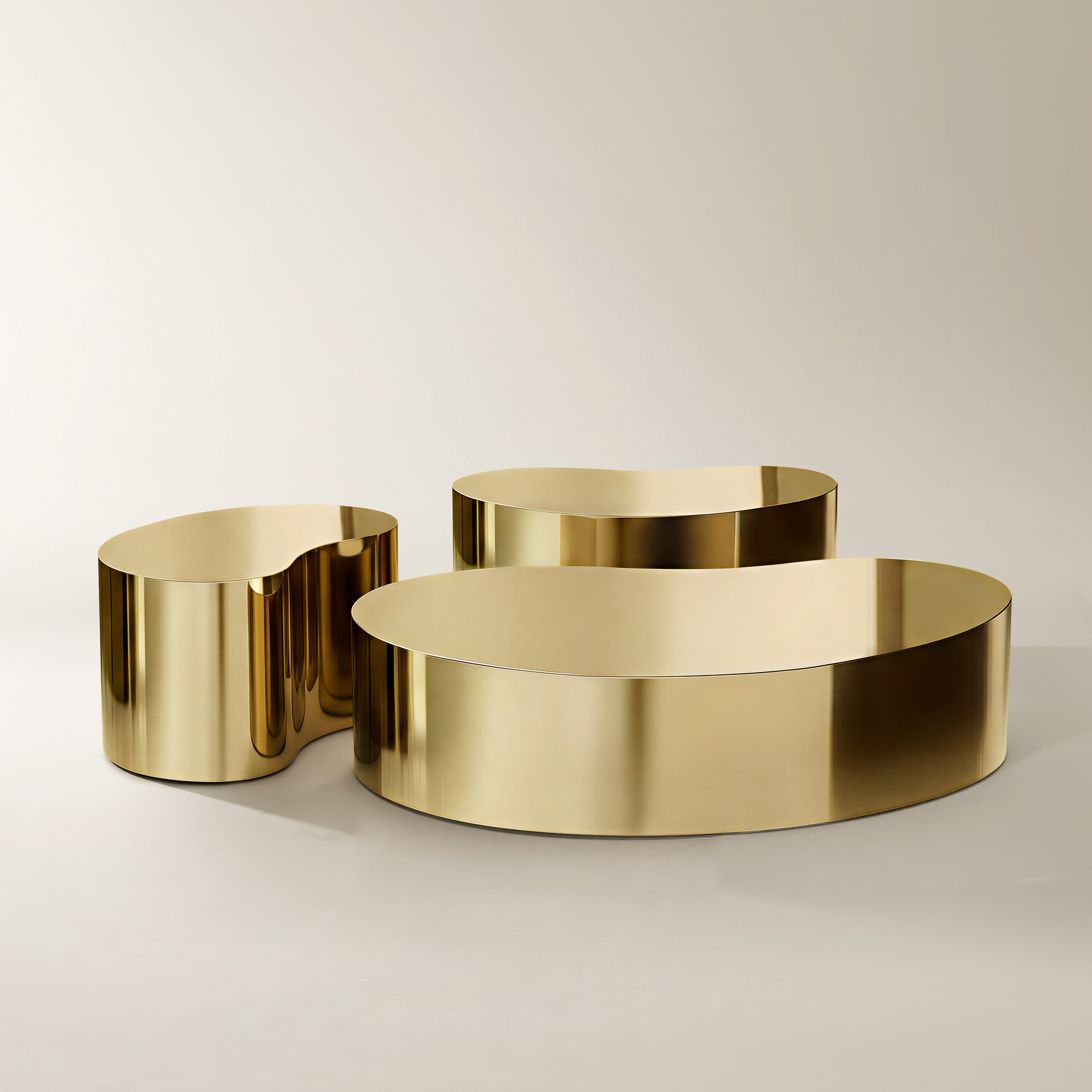 Aurea Coffee Table - Soft Gold