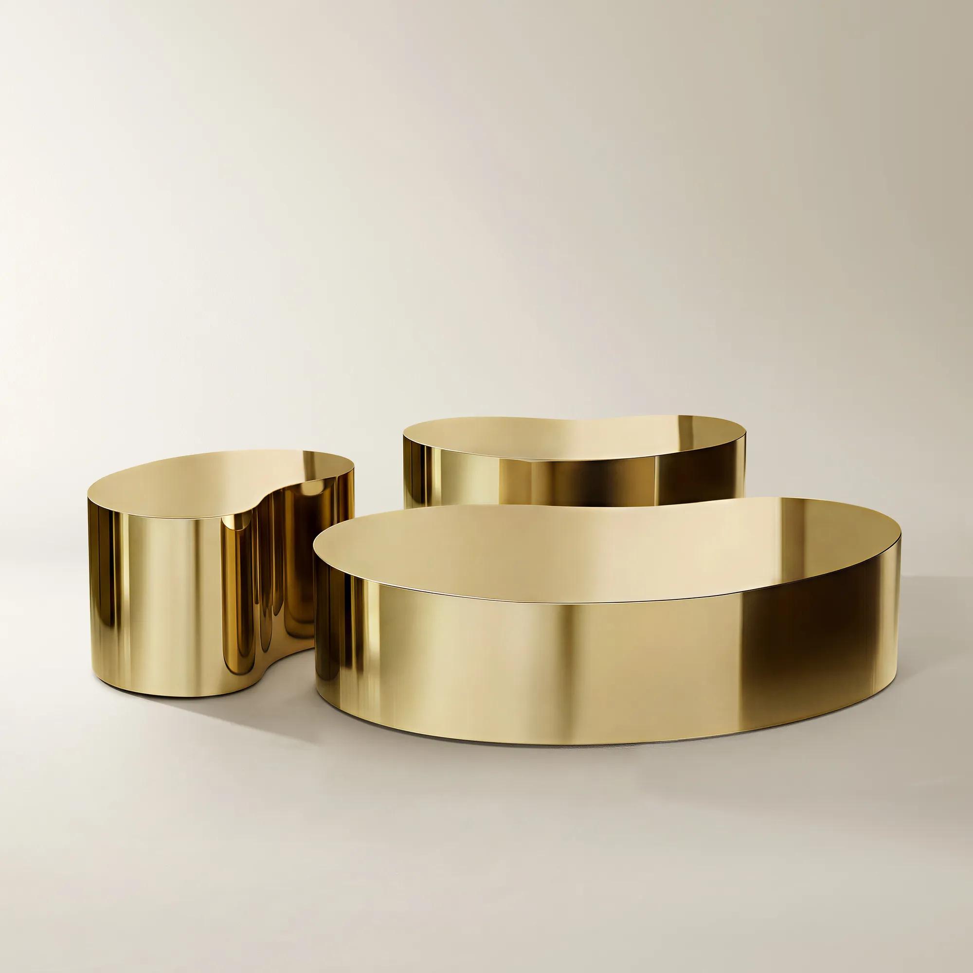 Aurea Coffee Table - Soft Gold