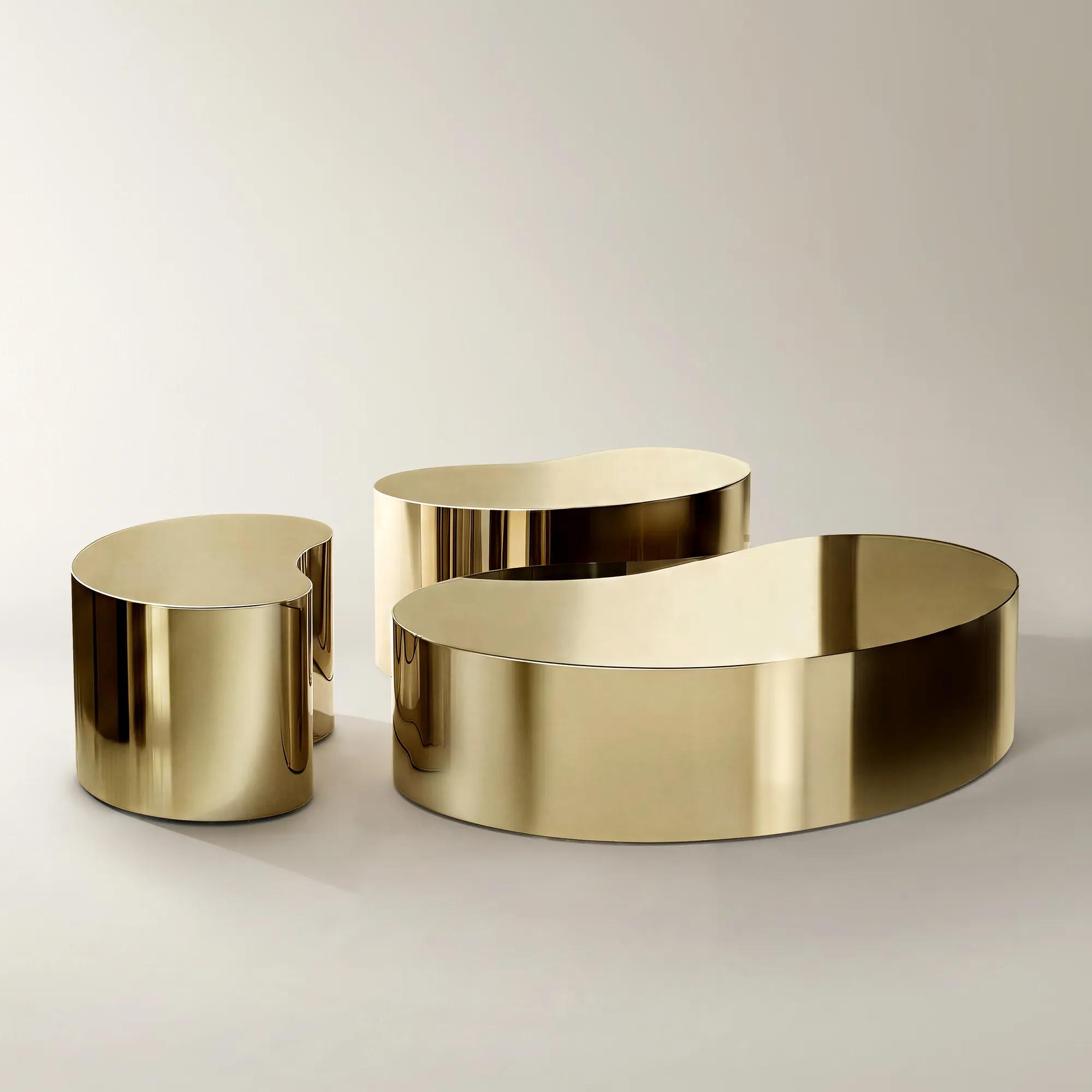 Aurea Coffee Table - Soft Gold