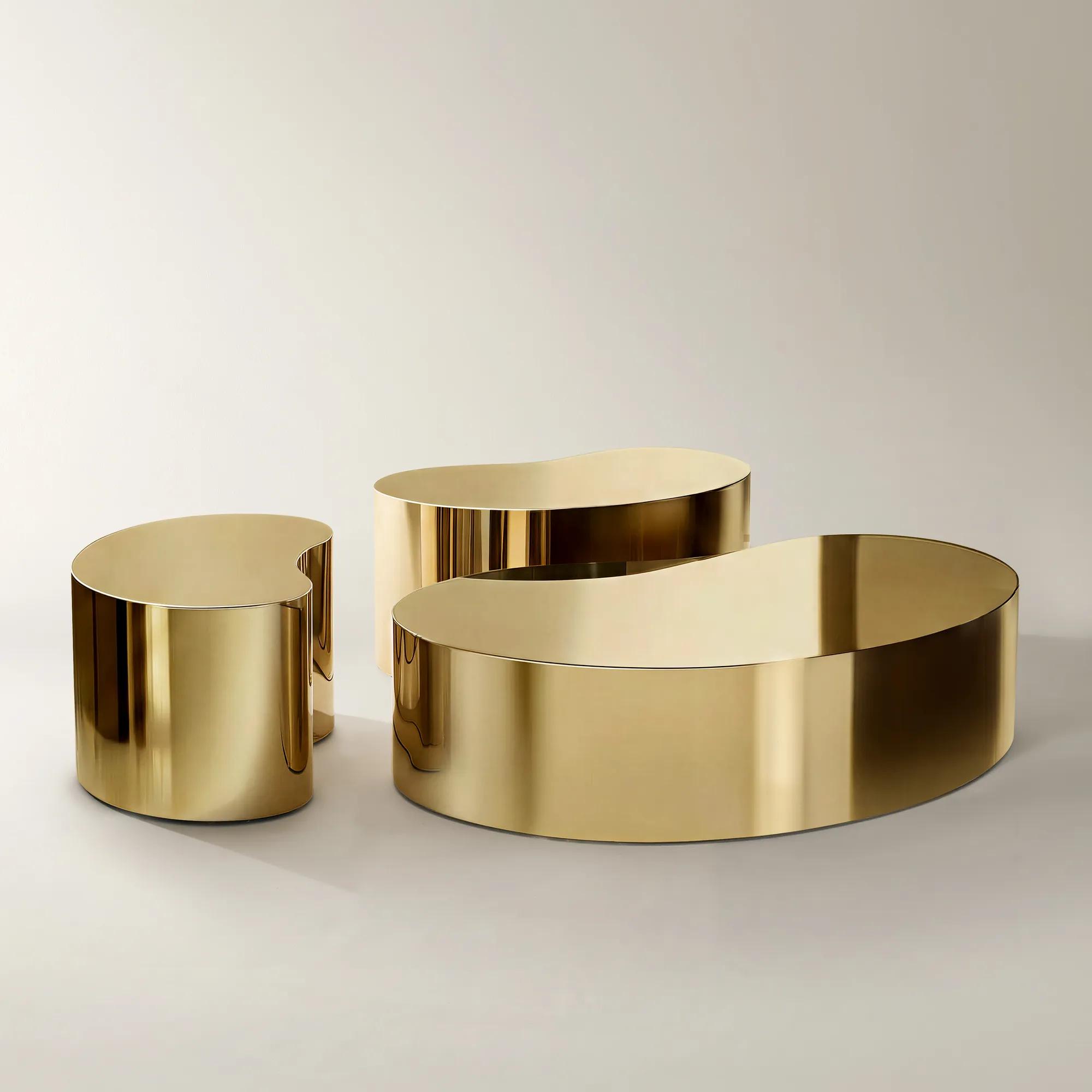 Aurea Coffee Table - Soft Gold