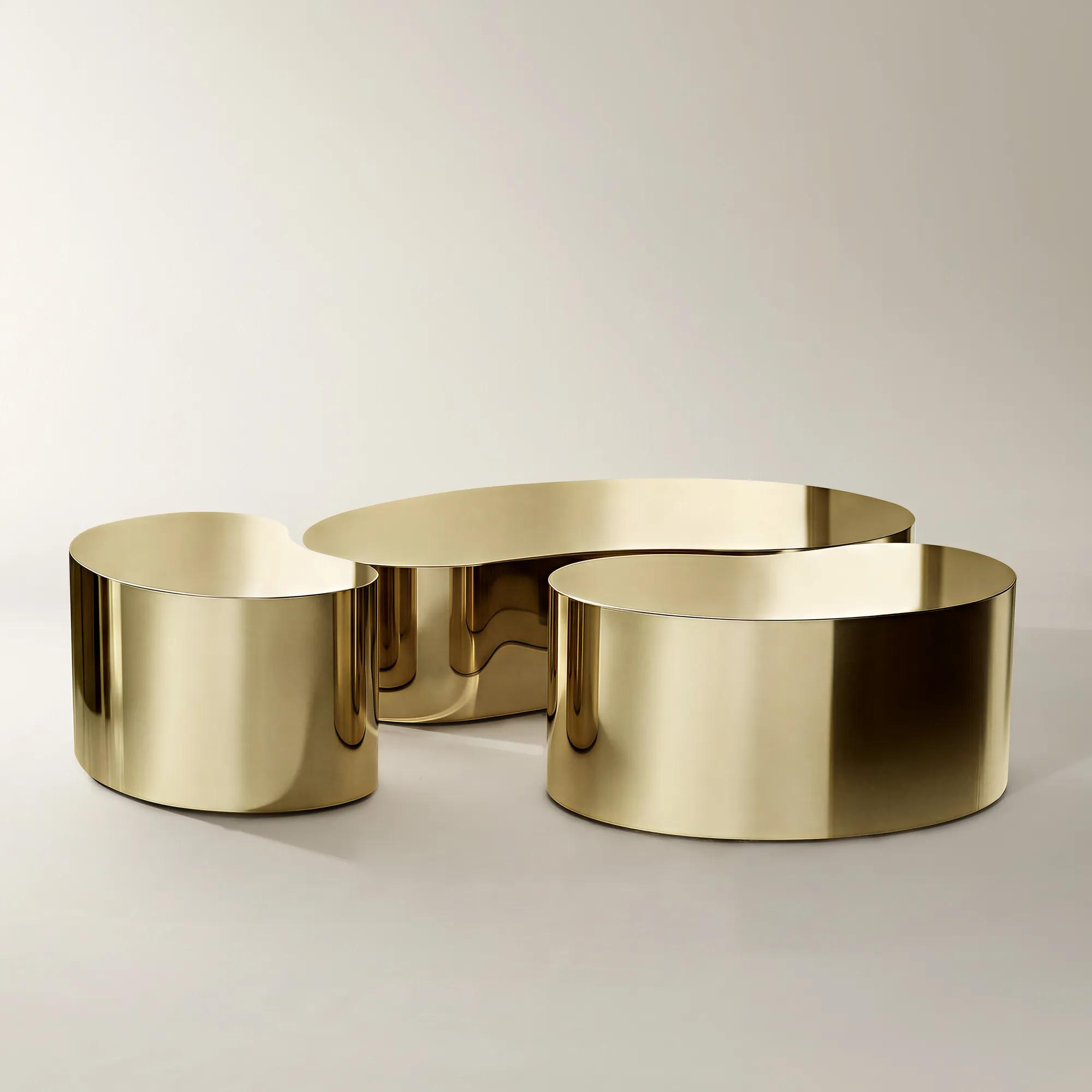Aurea Coffee Table - Soft Gold