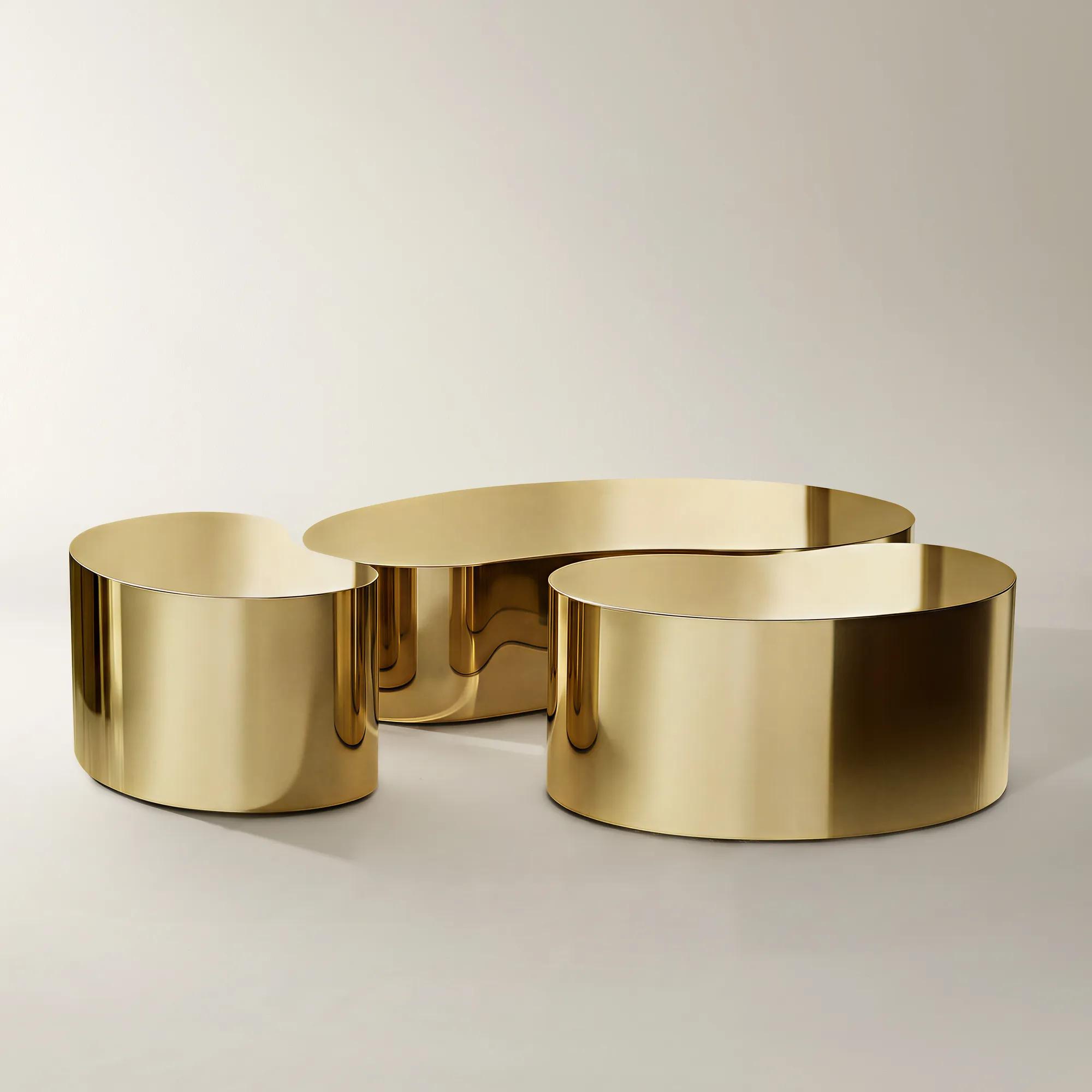 Aurea Coffee Table - Soft Gold