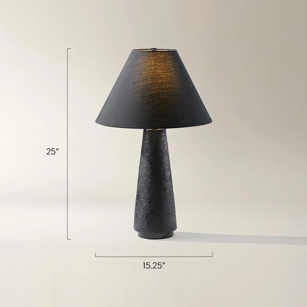 Beton Table Lamp - Black