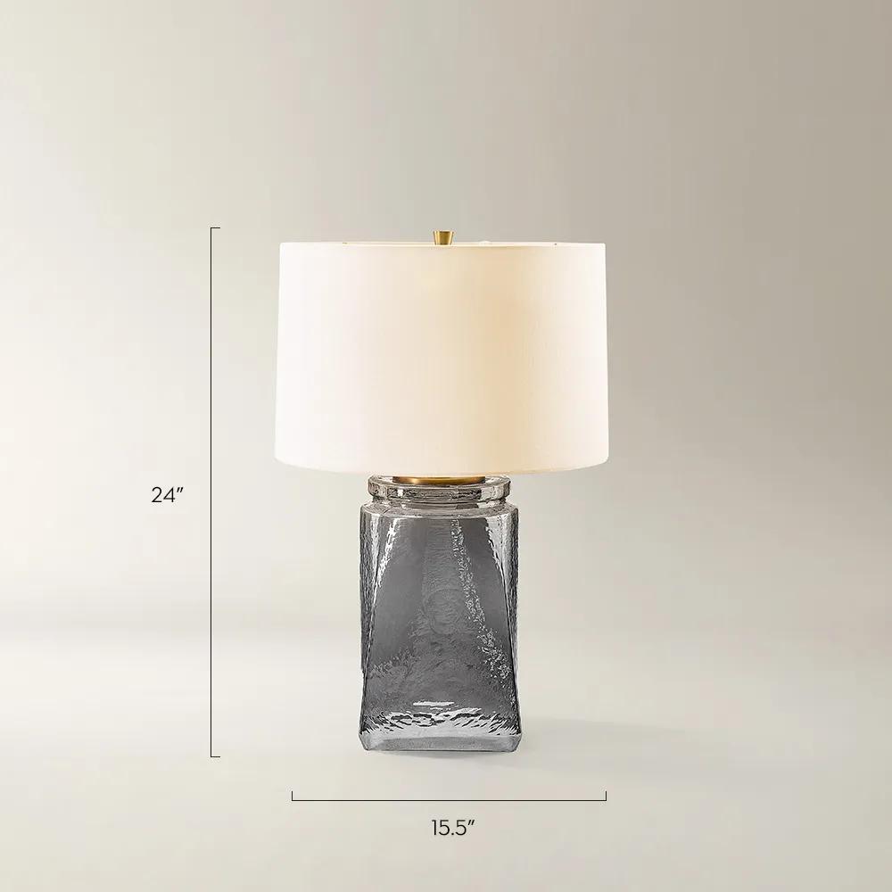 Rumi Reflective Glass Table Lamp