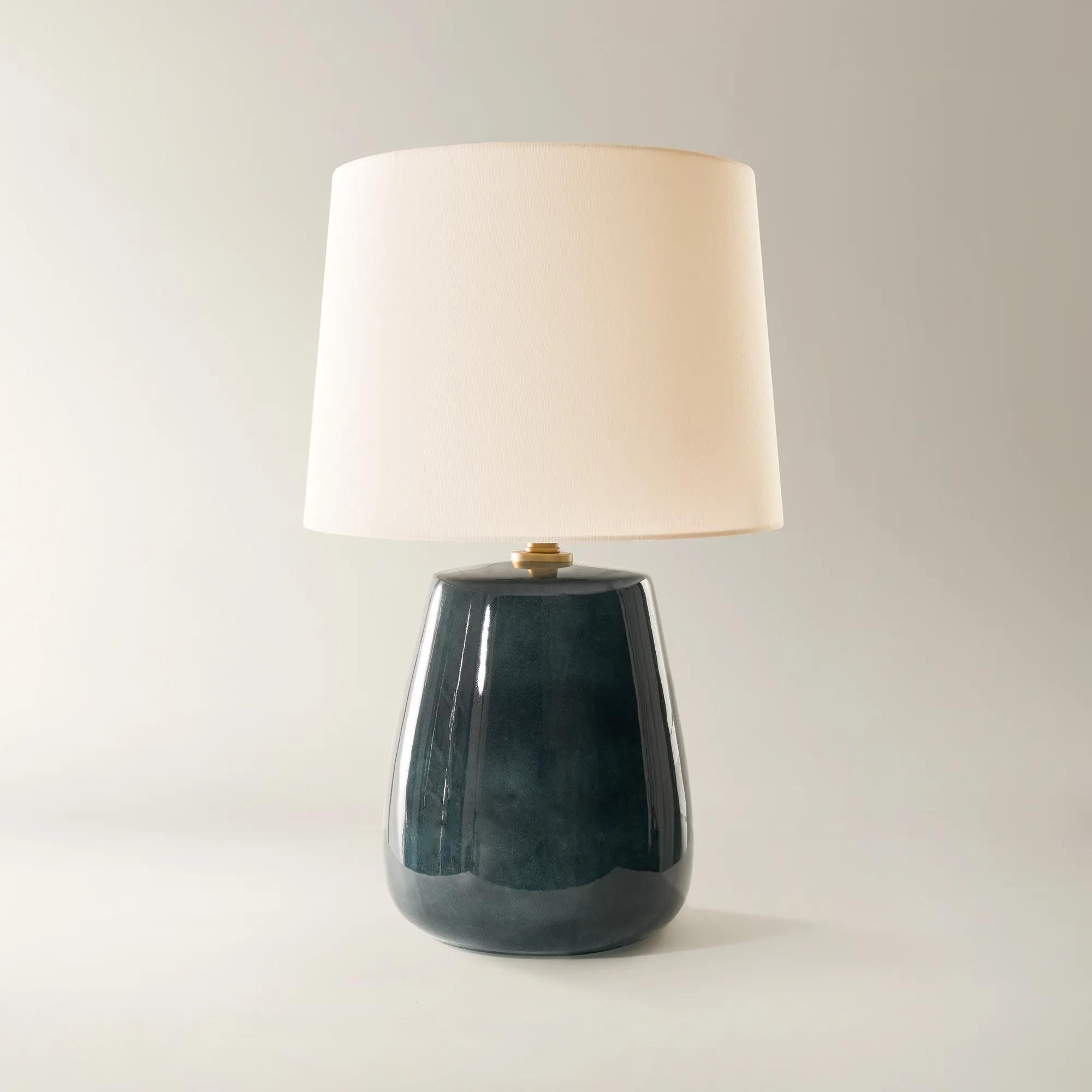 Mavi Reactive Glaze Ceramic Table Lamp