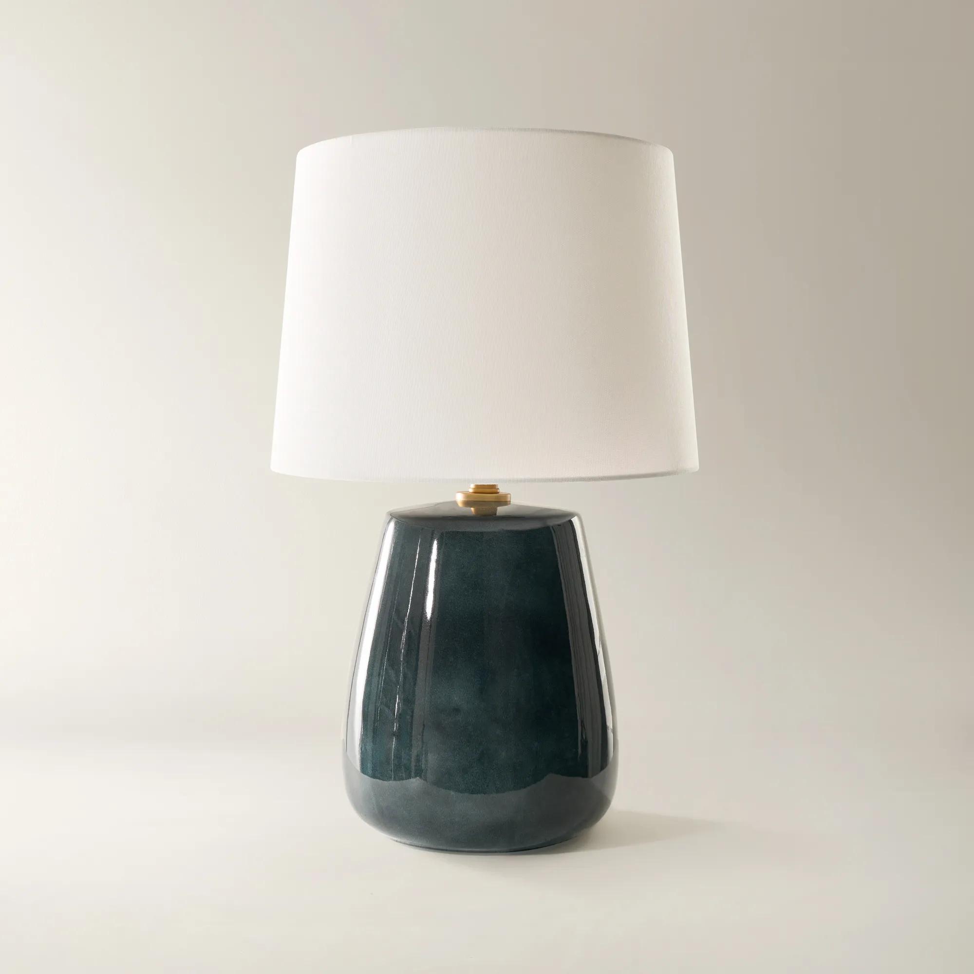 Mavi Reactive Glaze Ceramic Table Lamp