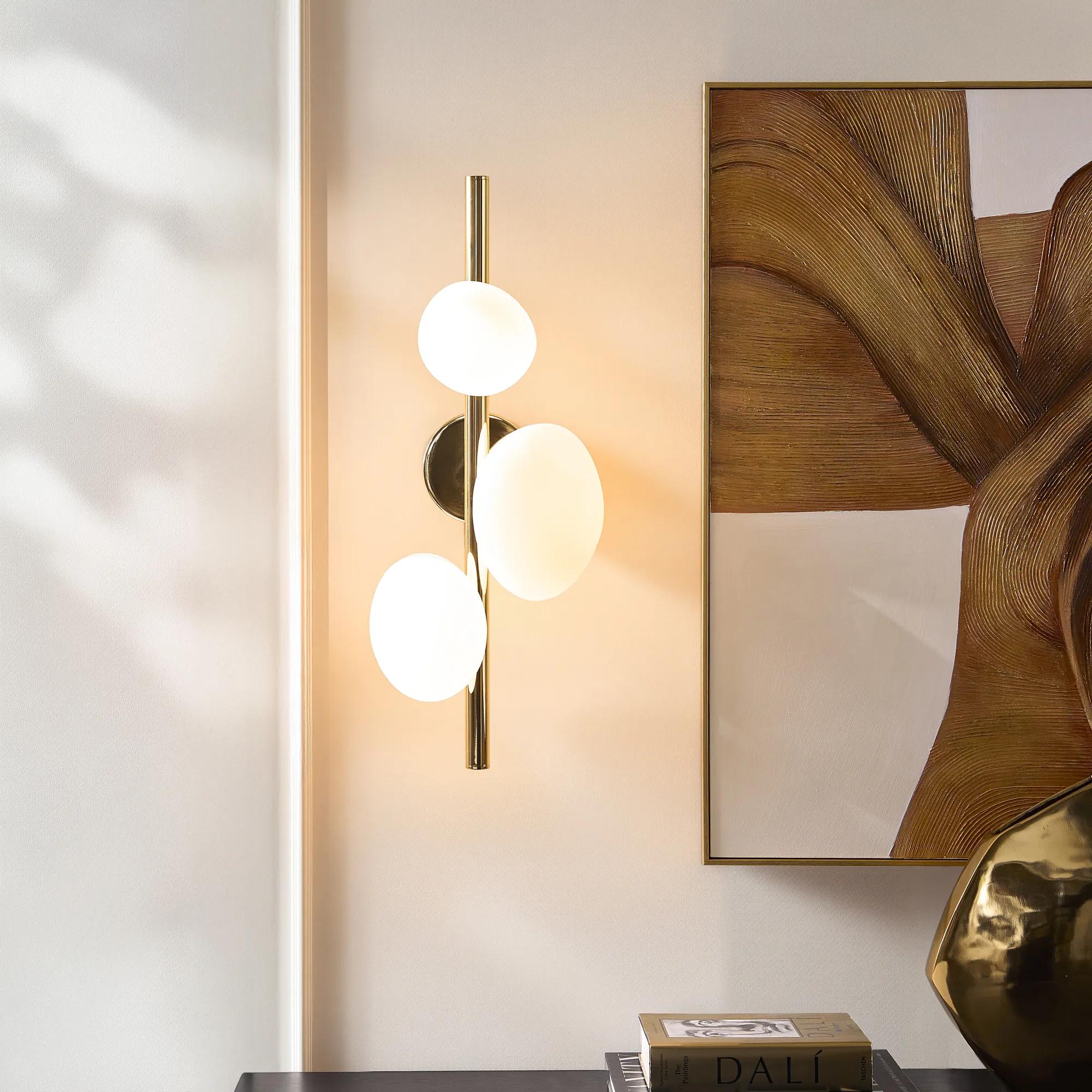 Radiante LED Globe Wall Sconce - Polished Gold