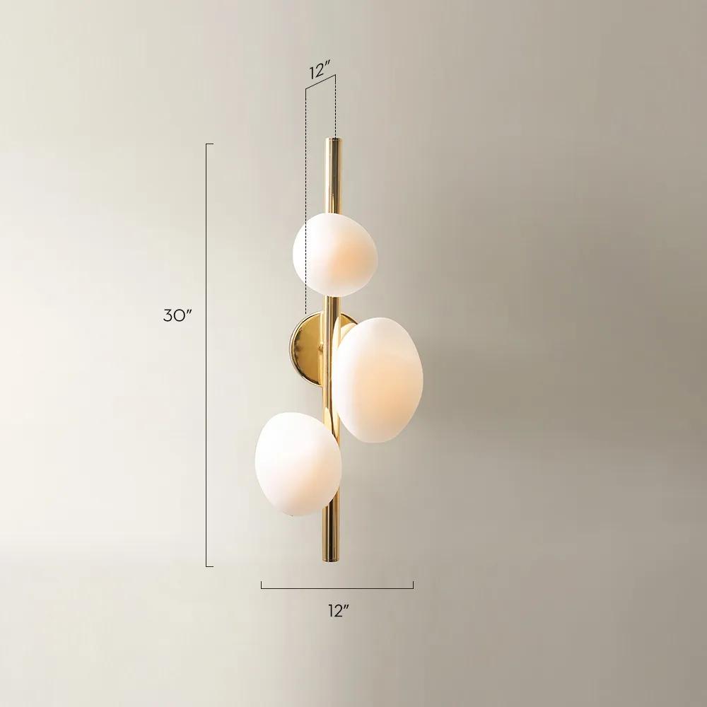 Radiante LED Globe Wall Sconce - Polished Gold