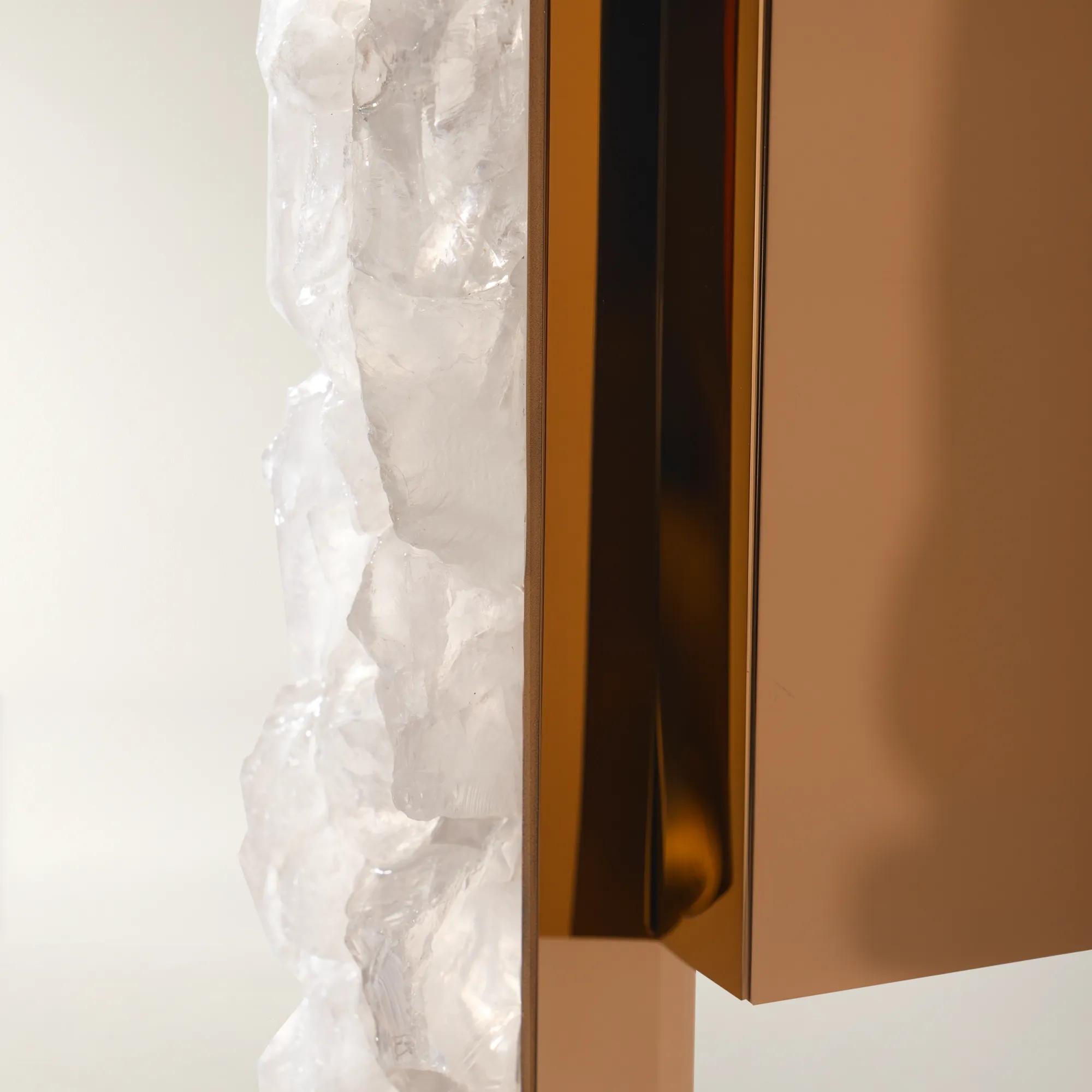 Demi LED Quartz Wall Sconce 19.75"