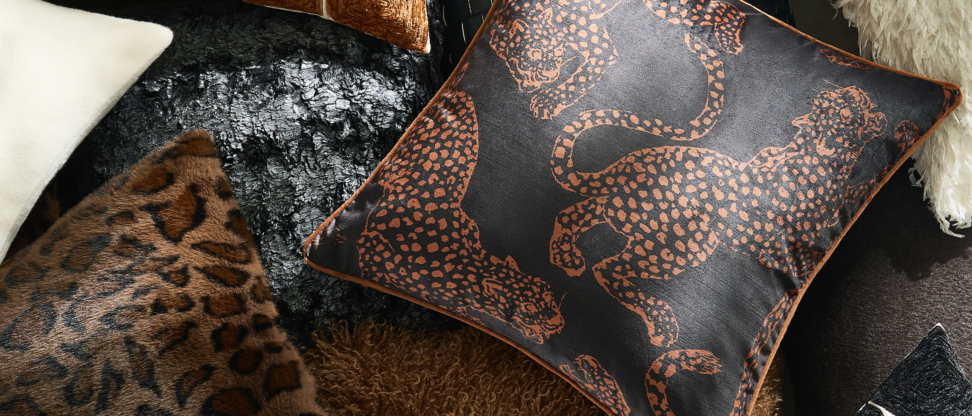 Bold colors and rich textures designed to stand out and soften your space.