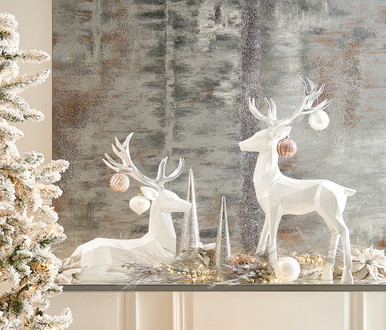 Pearl Teardrop Ornament - Set of 4