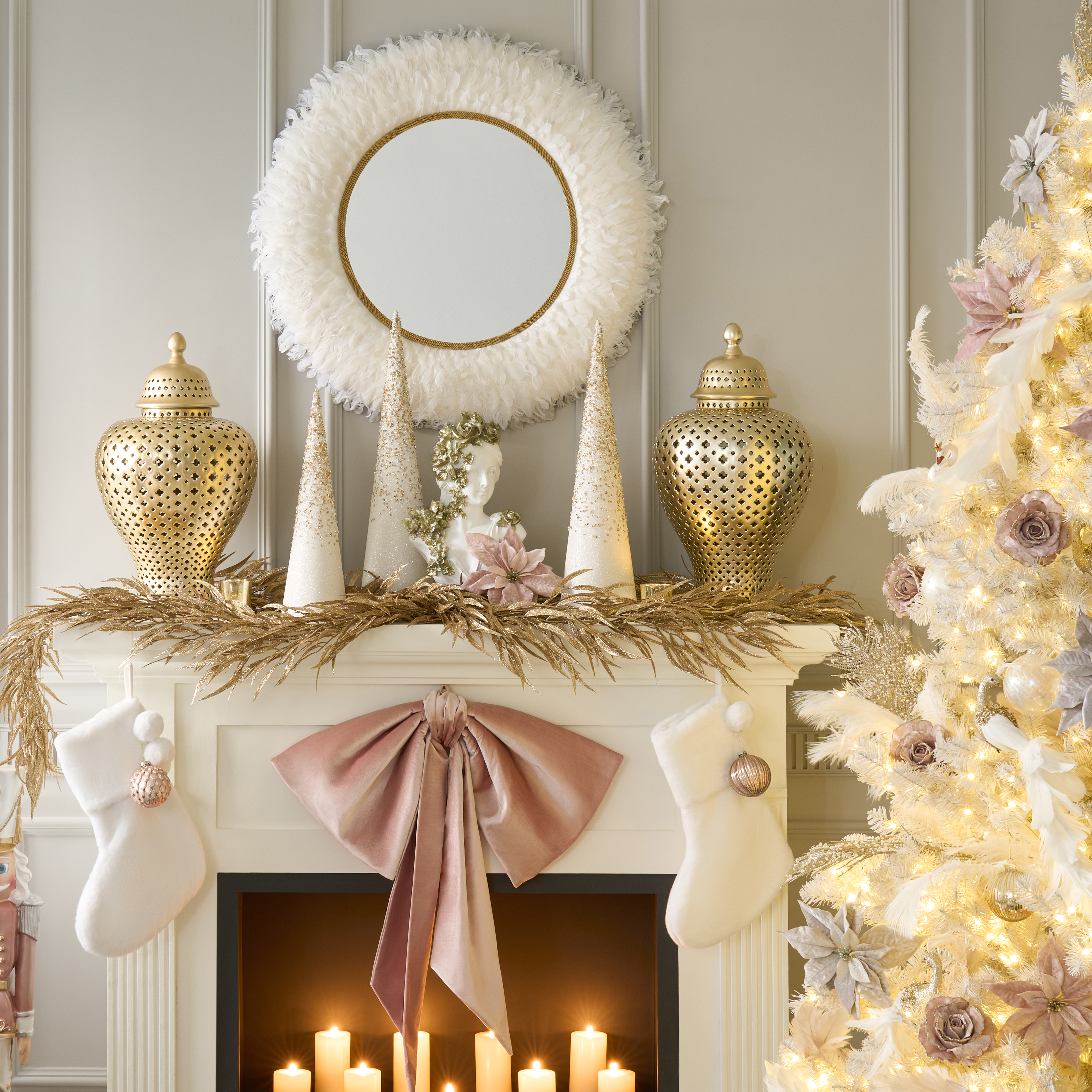 Feathered Peacock Clip - Set of 2