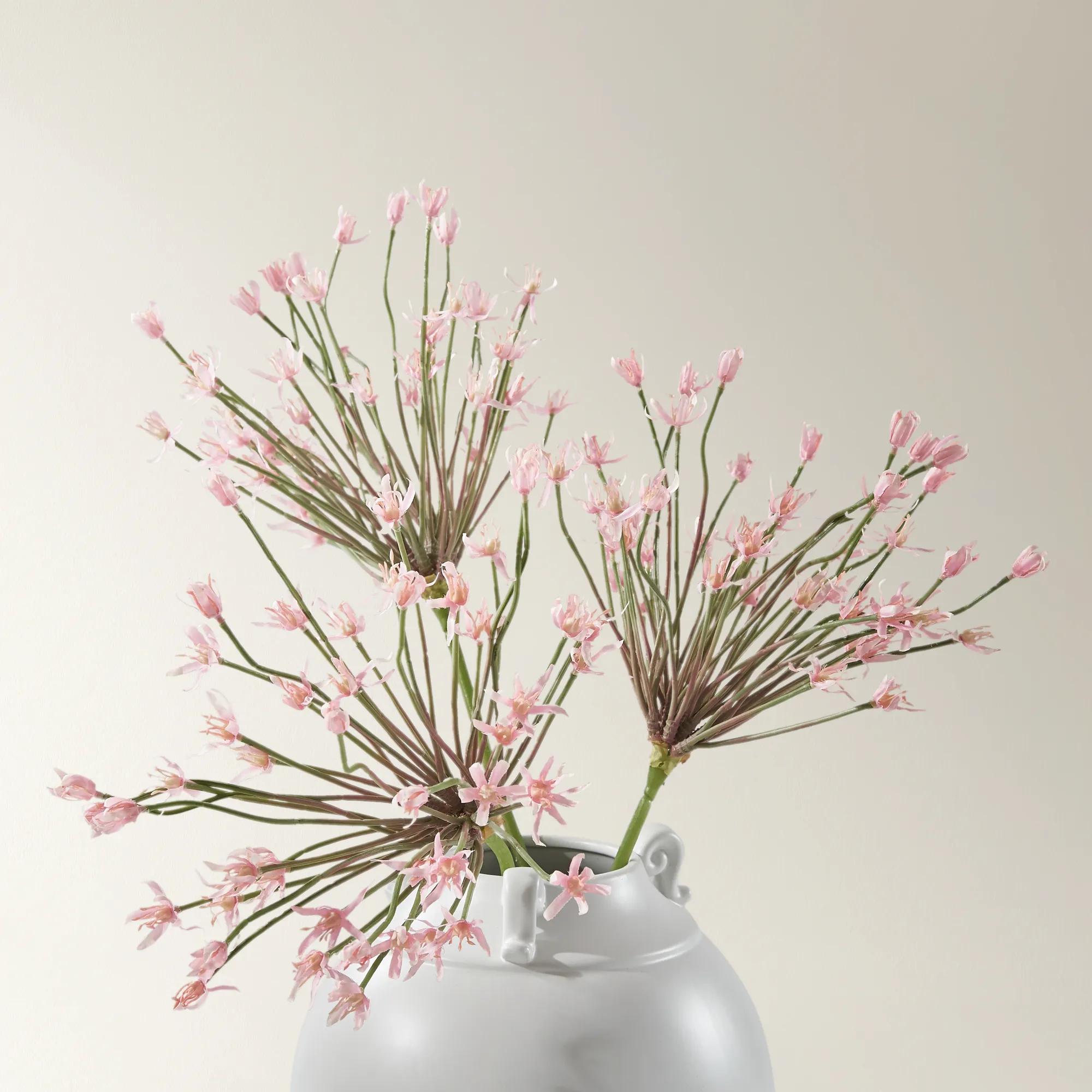 Allium Spray Pink 26.5" - Set of 3