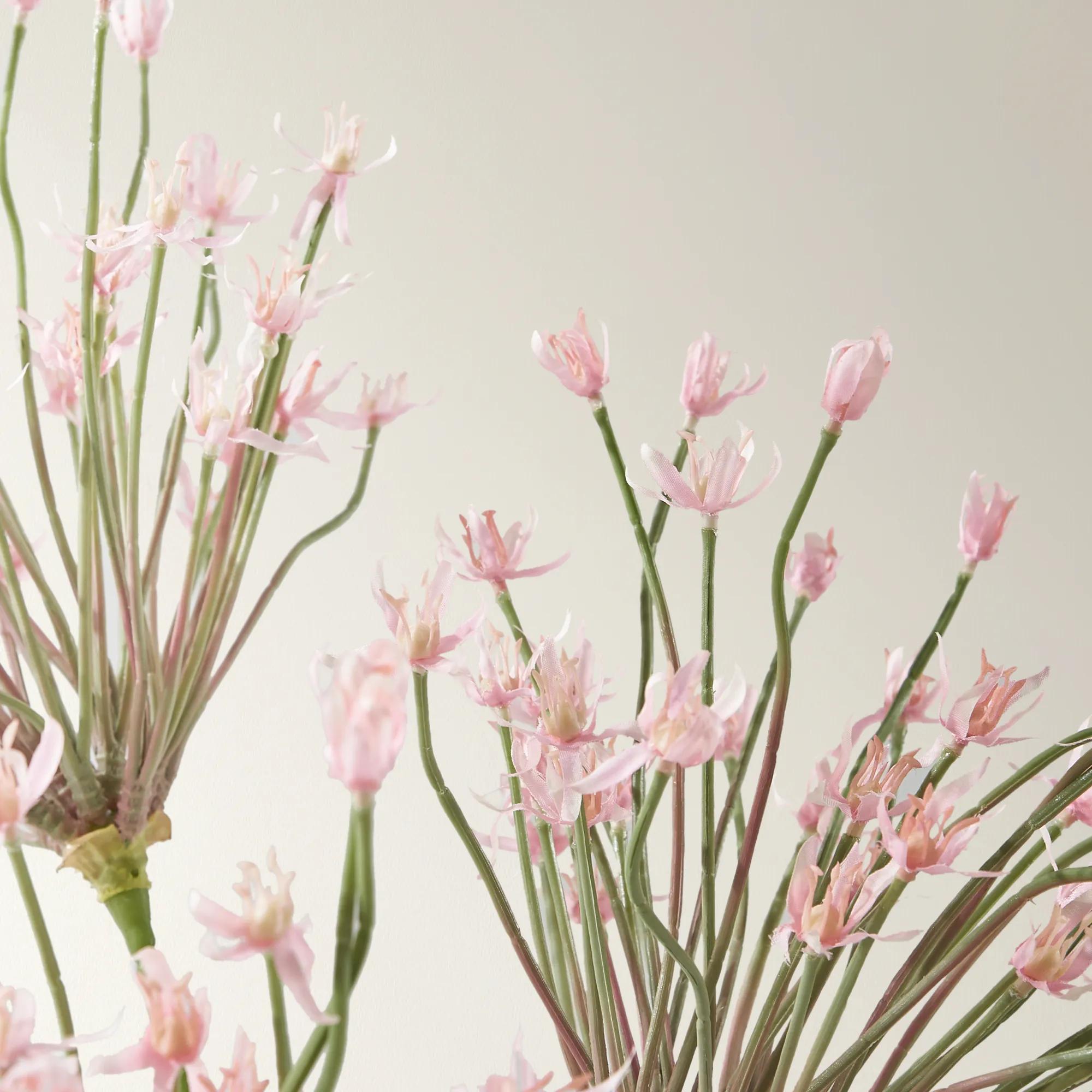 Allium Spray Pink 26.5" - Set of 3