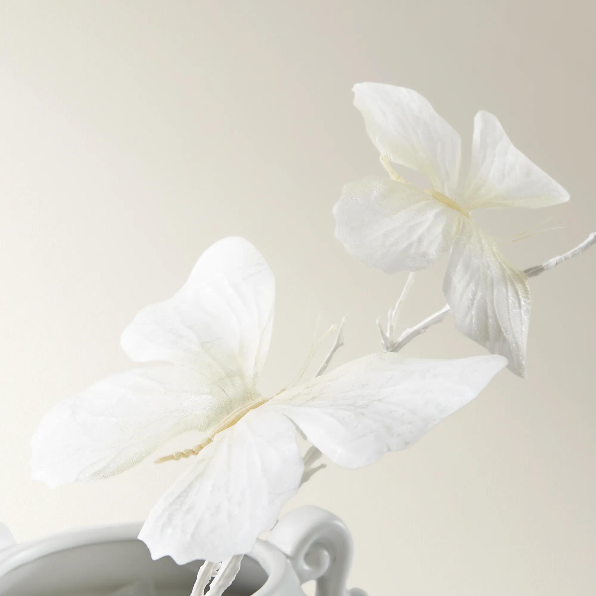 Butterfly Spray Ivory 29" - Set of 3