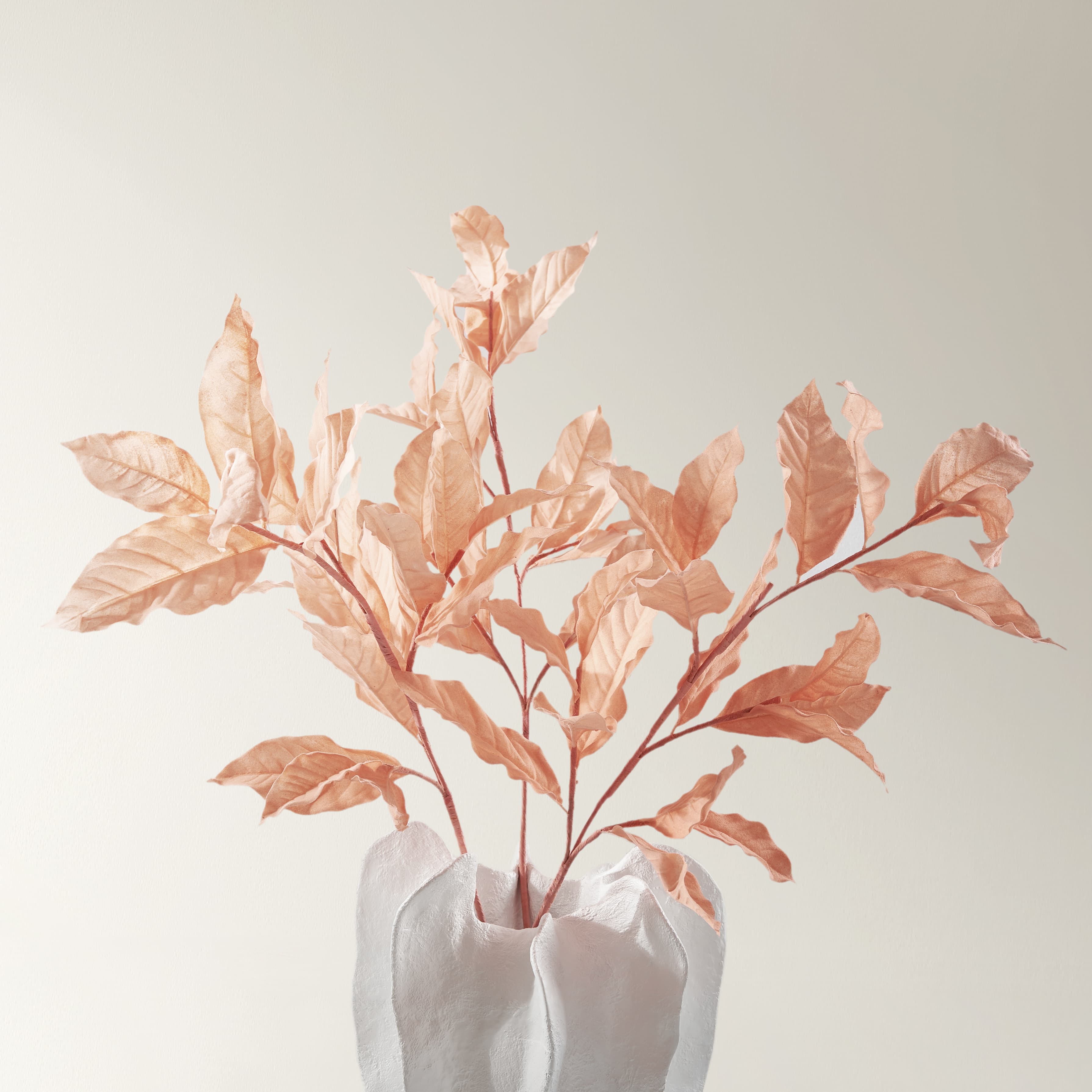 Magnolia Leaf Peach 59" - Set of 3