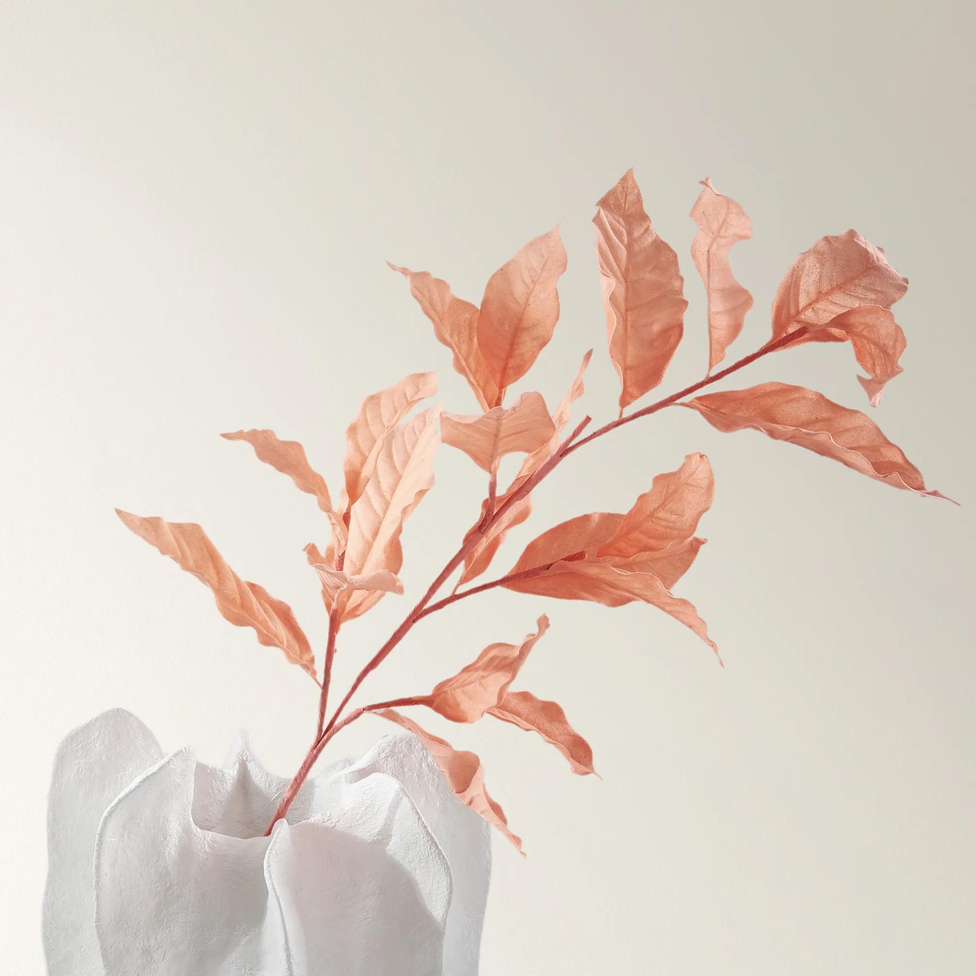 Magnolia Leaf Peach 59" - Set of 3
