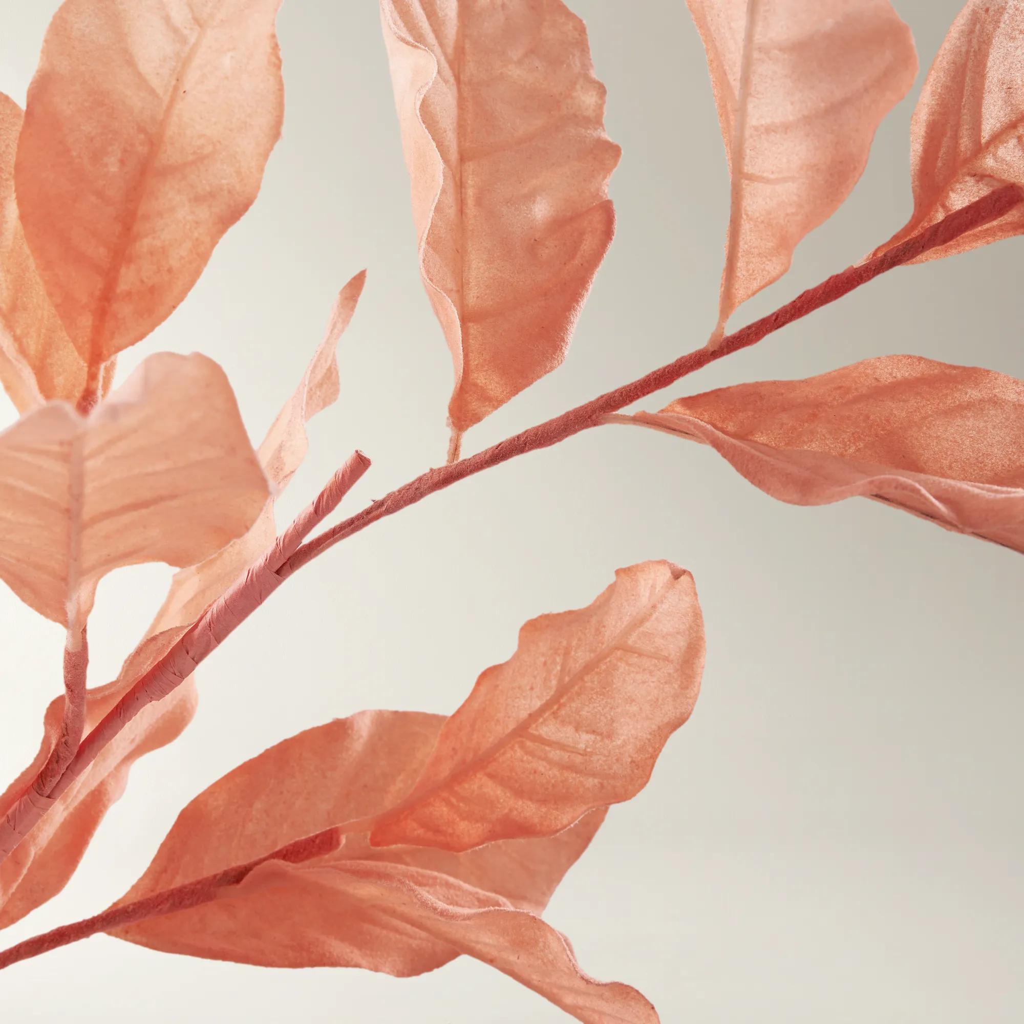 Magnolia Leaf Peach 59" - Set of 3