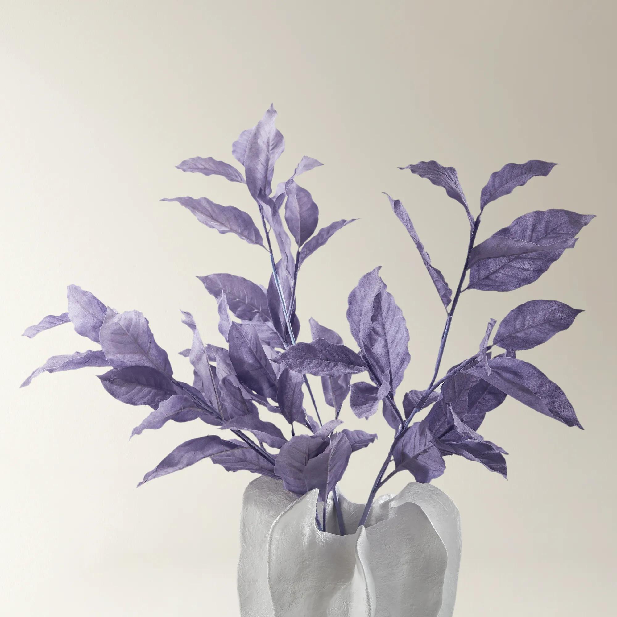 Magnolia Leaf Bright Lavender 59" - Set of 3