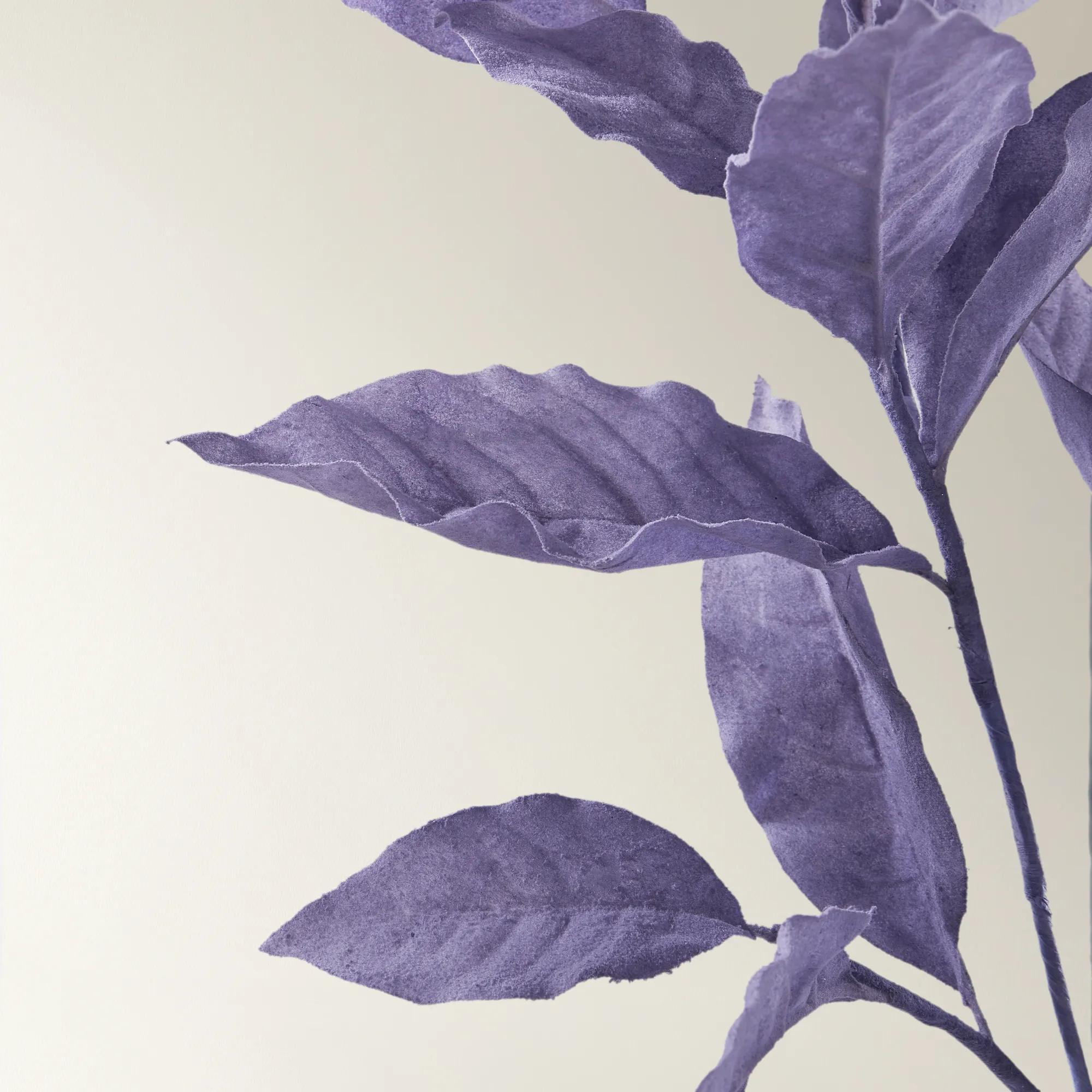 Magnolia Leaf Bright Lavender 59" - Set of 3