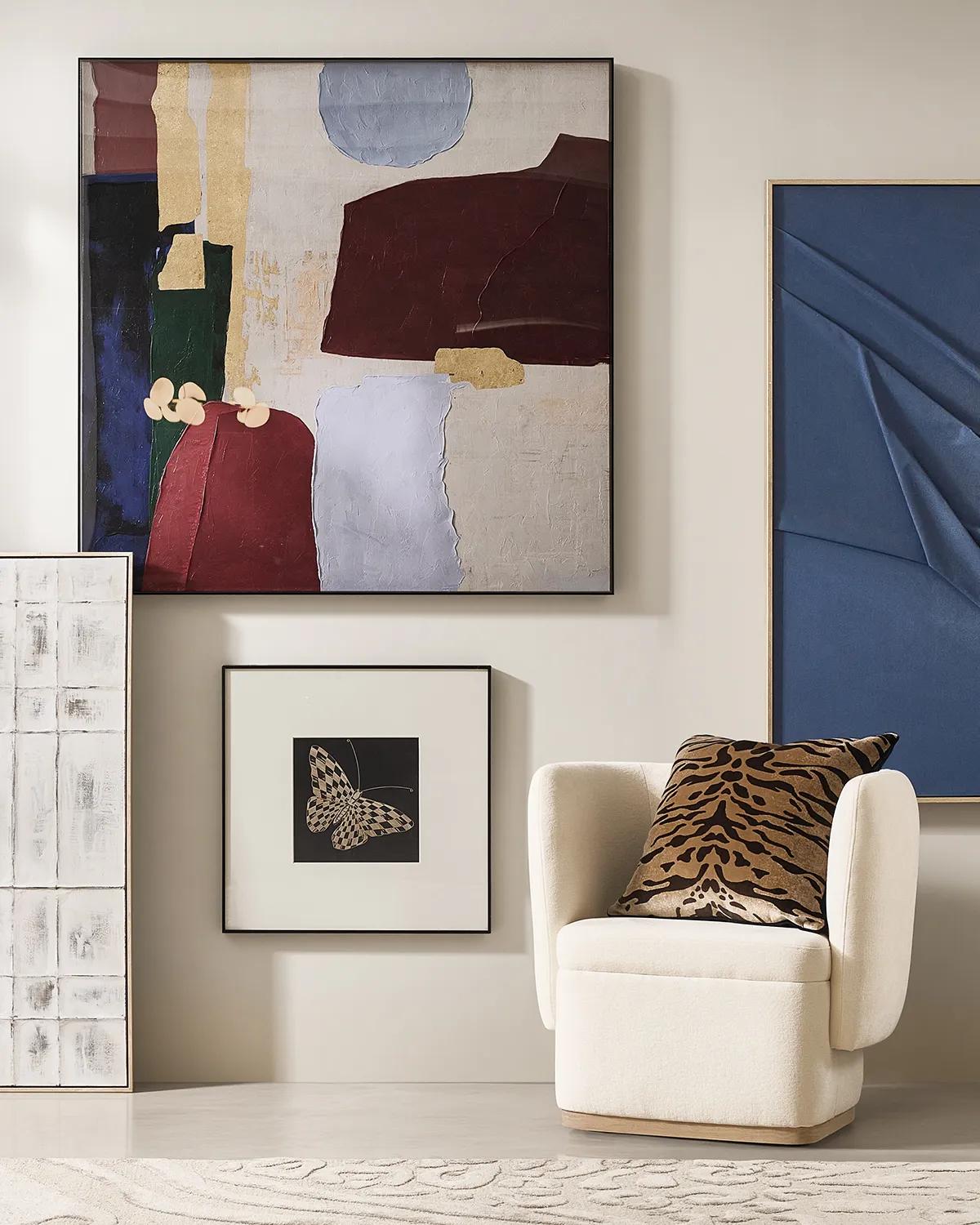 Checkered Wings Wall Art