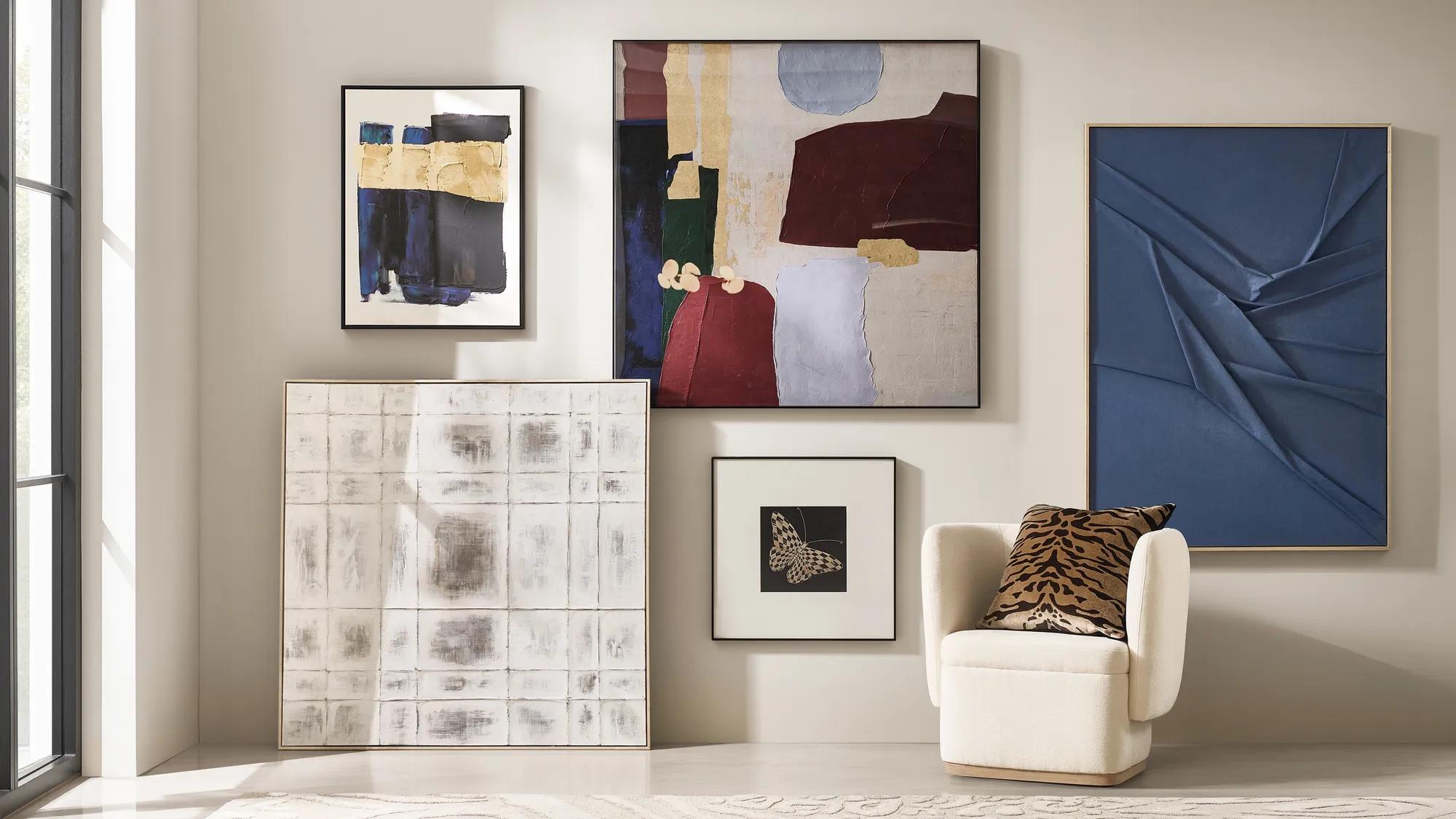 Checkered Wings Wall Art