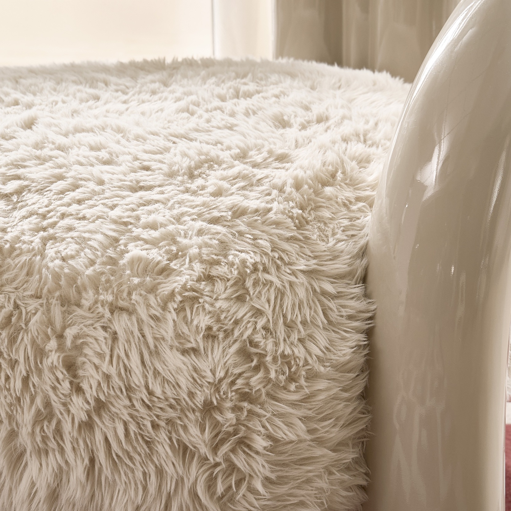 Nia Lacquer Accent Chair - Turtle Dove