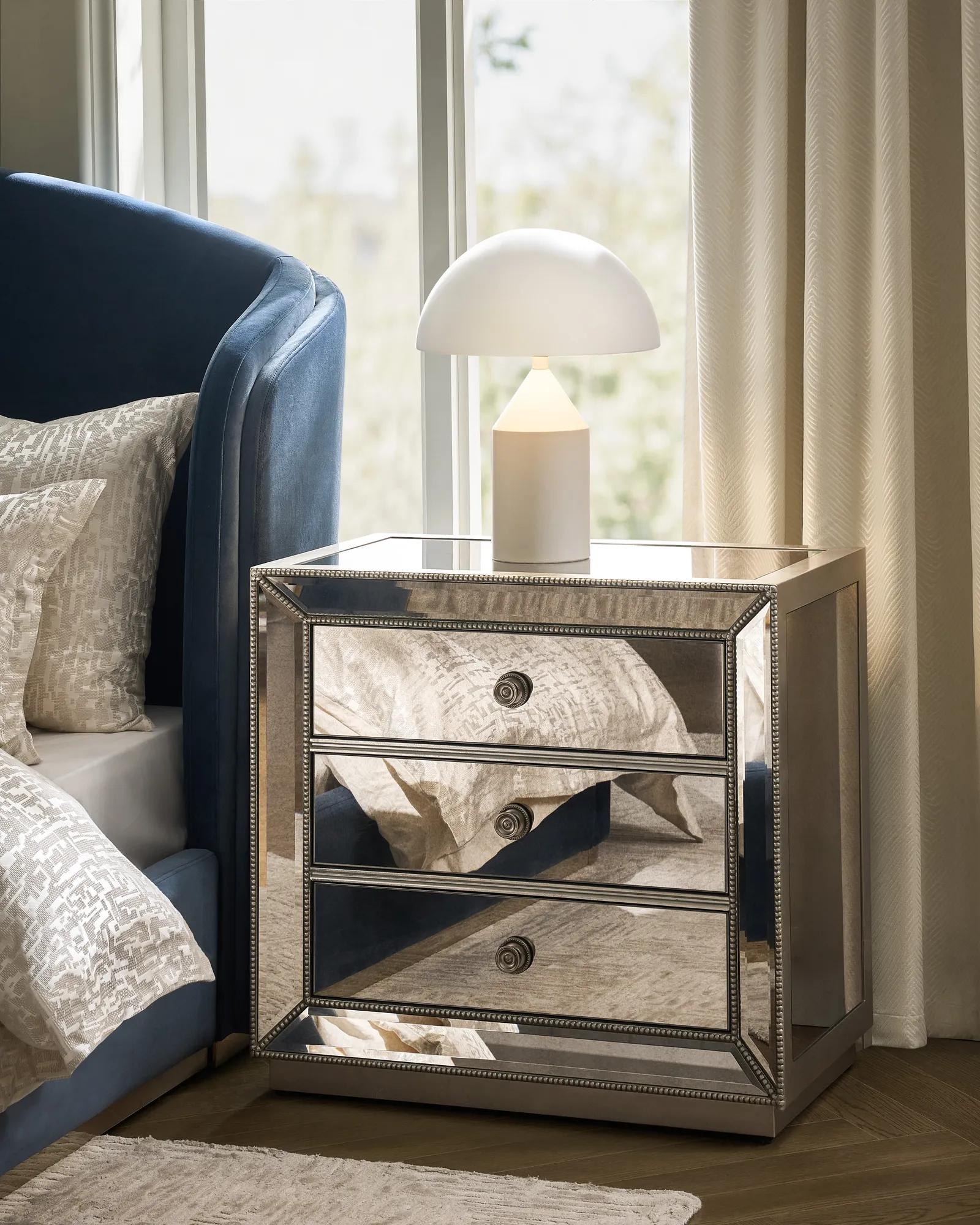 Omni Mirrored 3 Drawer Chest