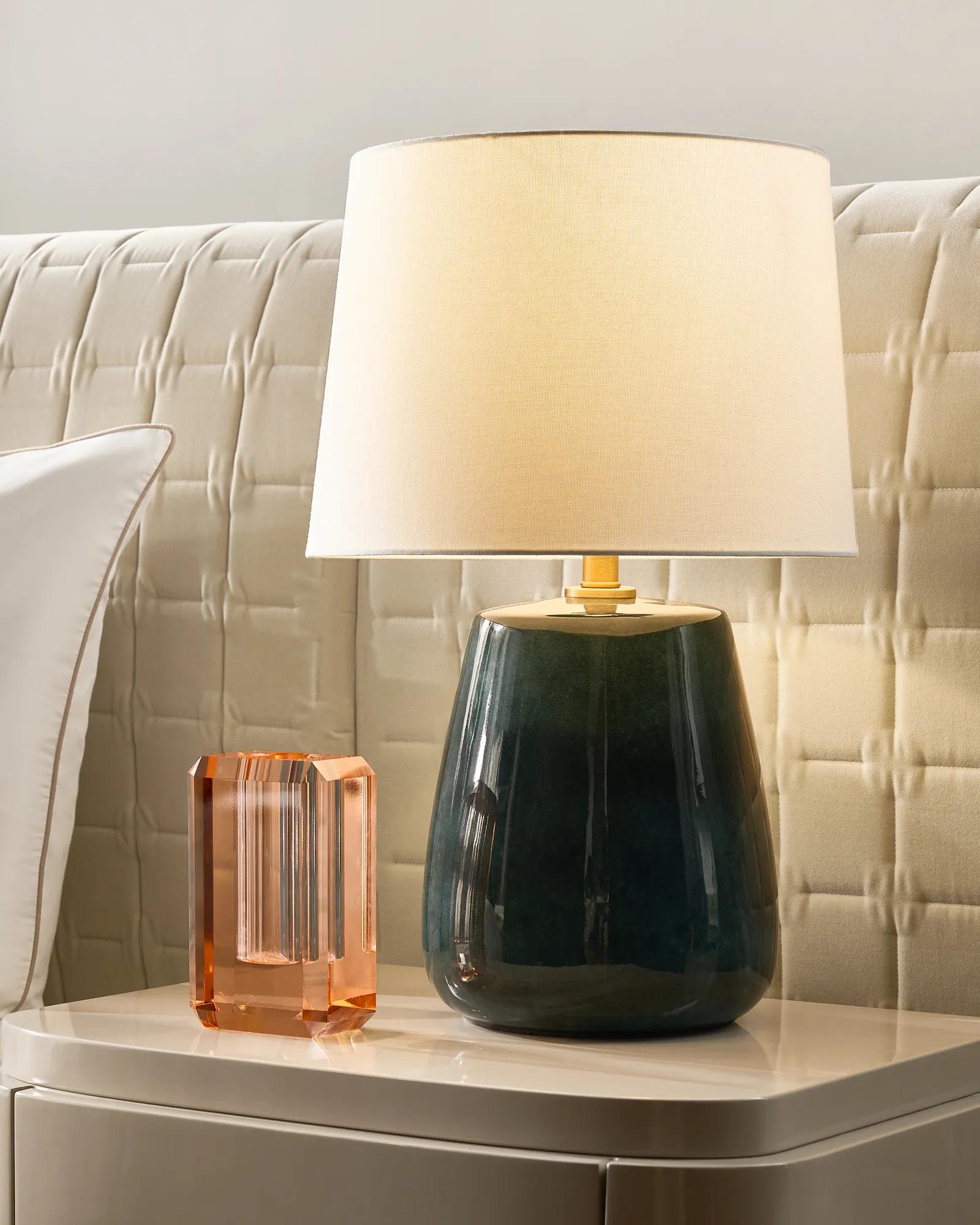 Mavi Reactive Glaze Ceramic Table Lamp