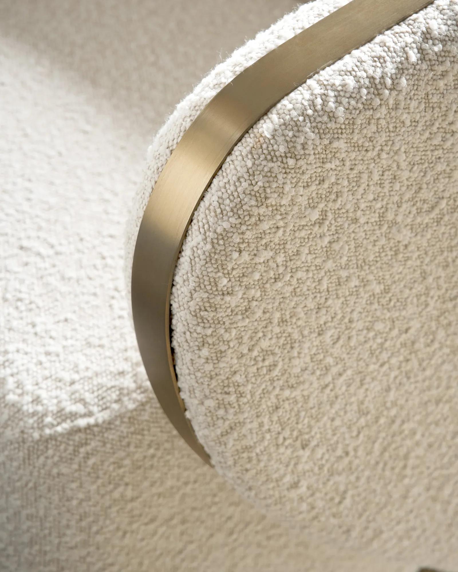 Nova Performance Boucle Swivel Chair - Ivory