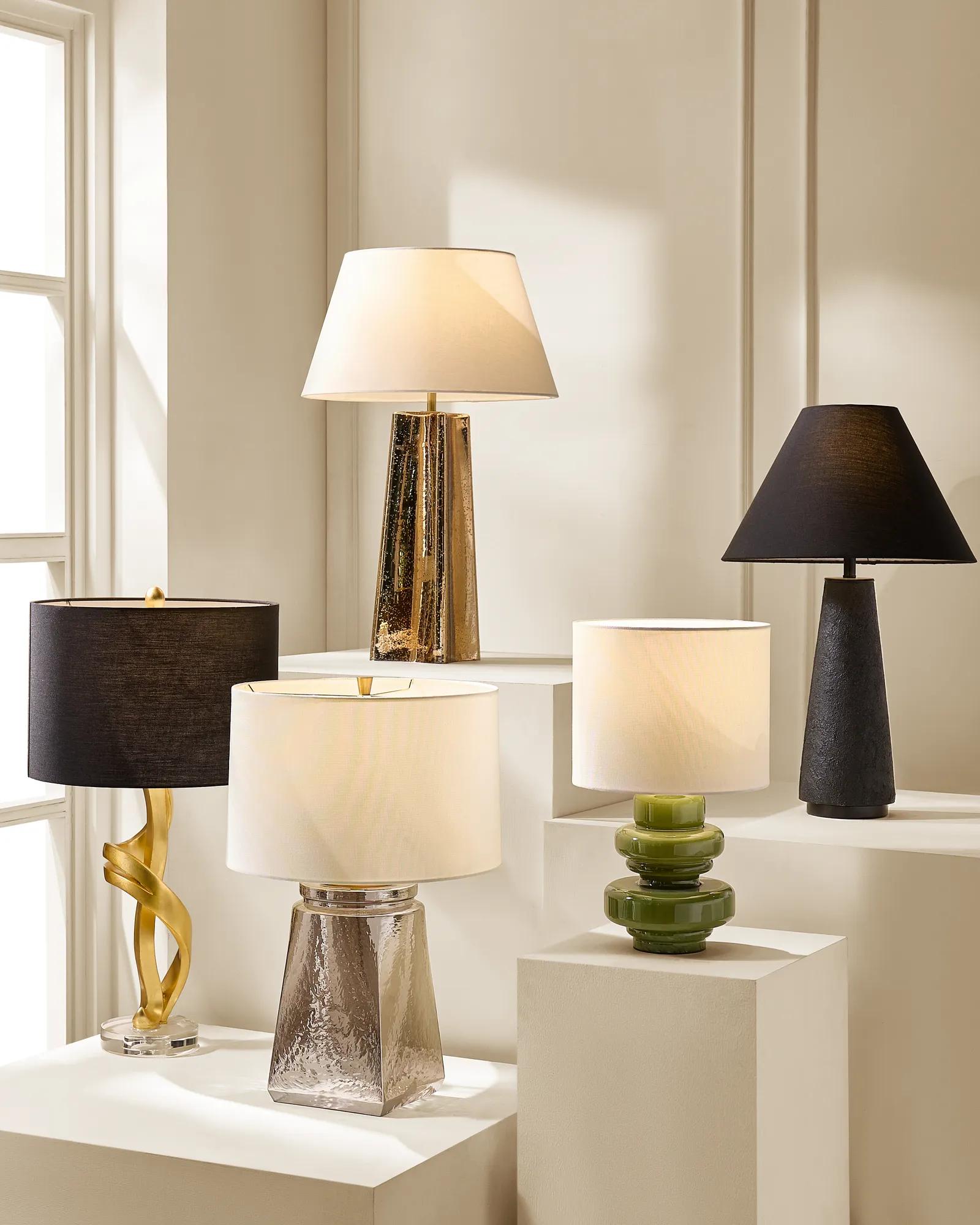 Edin Glass Table Lamp - Pistachio