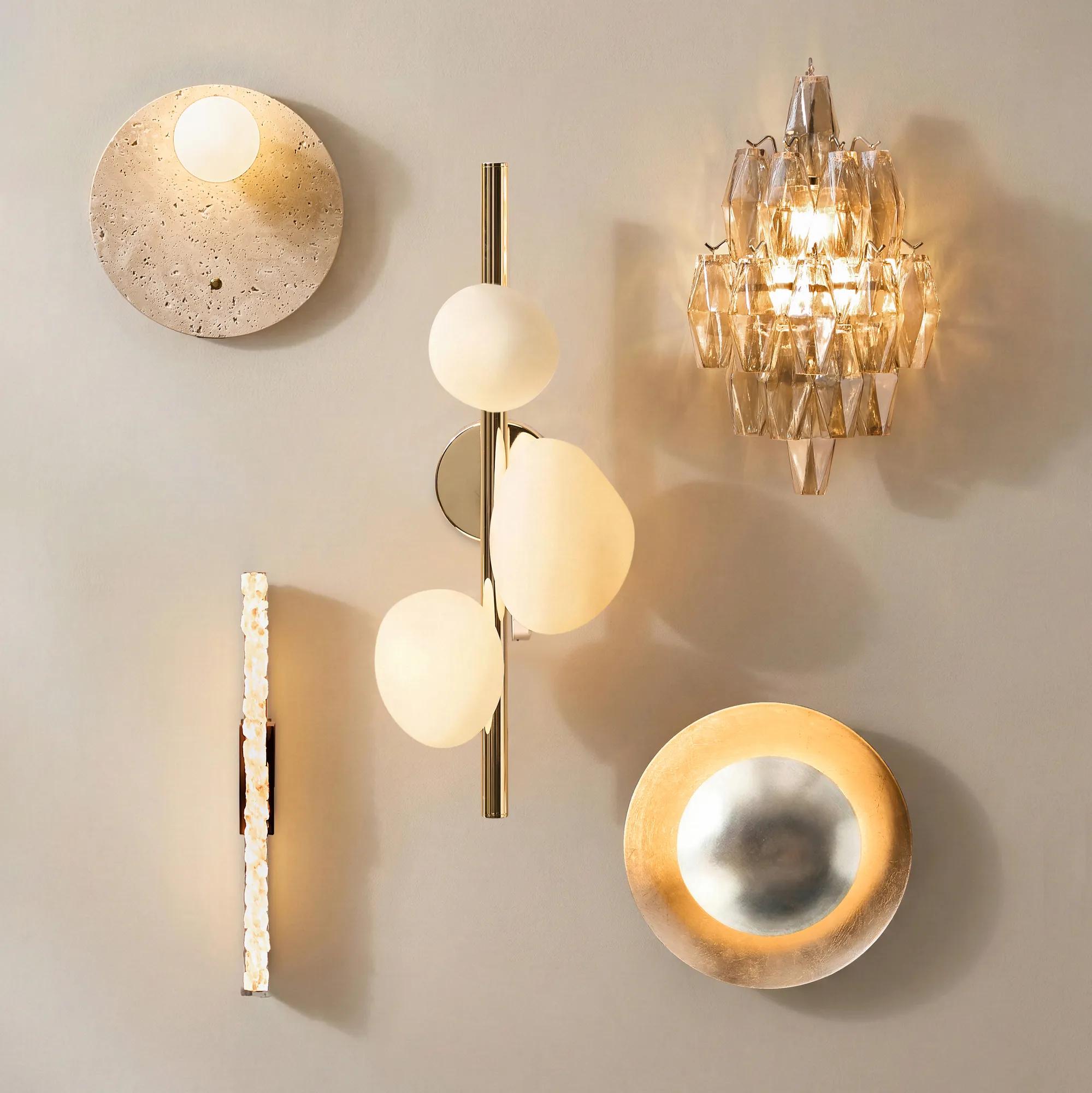 Radiante LED Globe Wall Sconce - Polished Gold