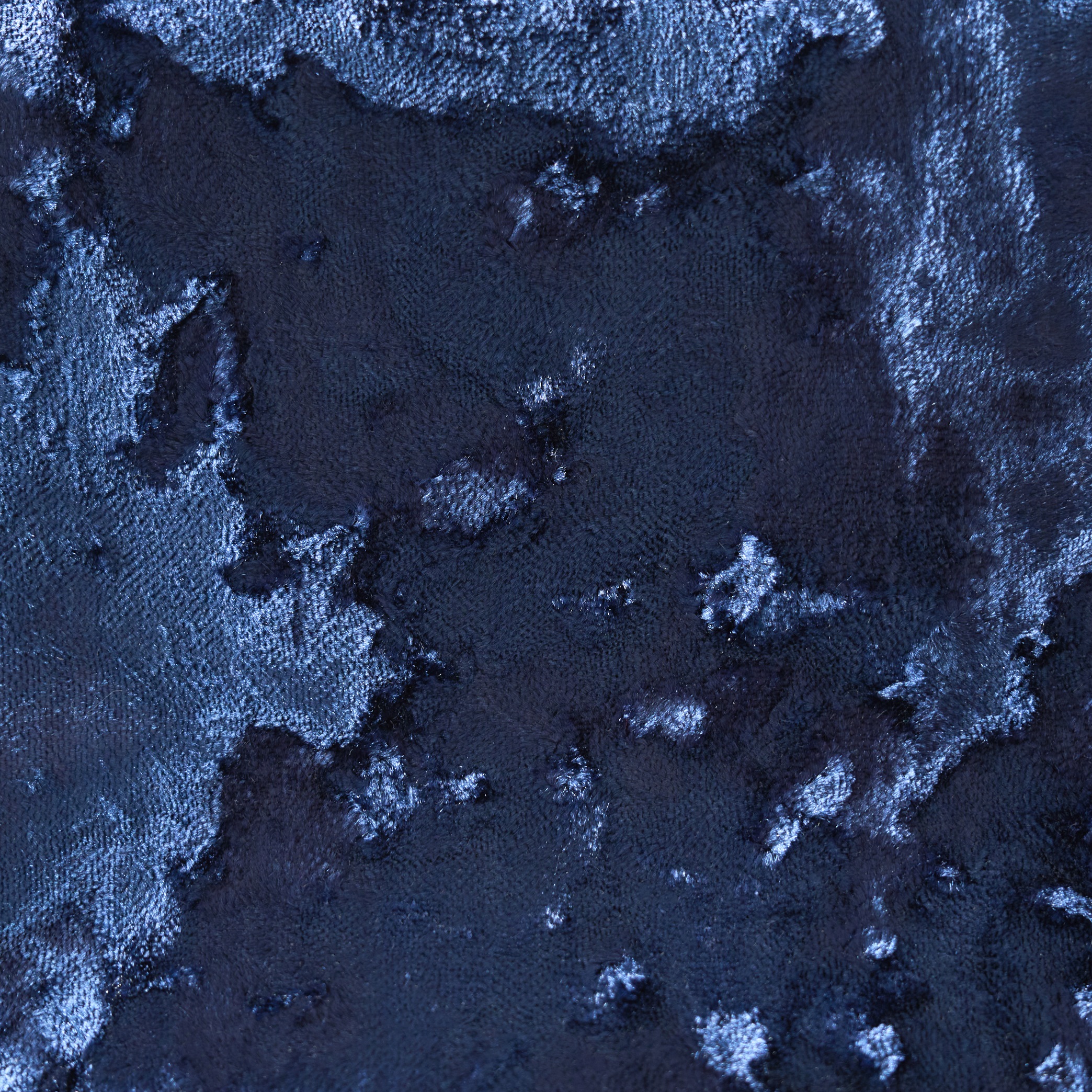 Crushed Velvet Stocking - Sapphire