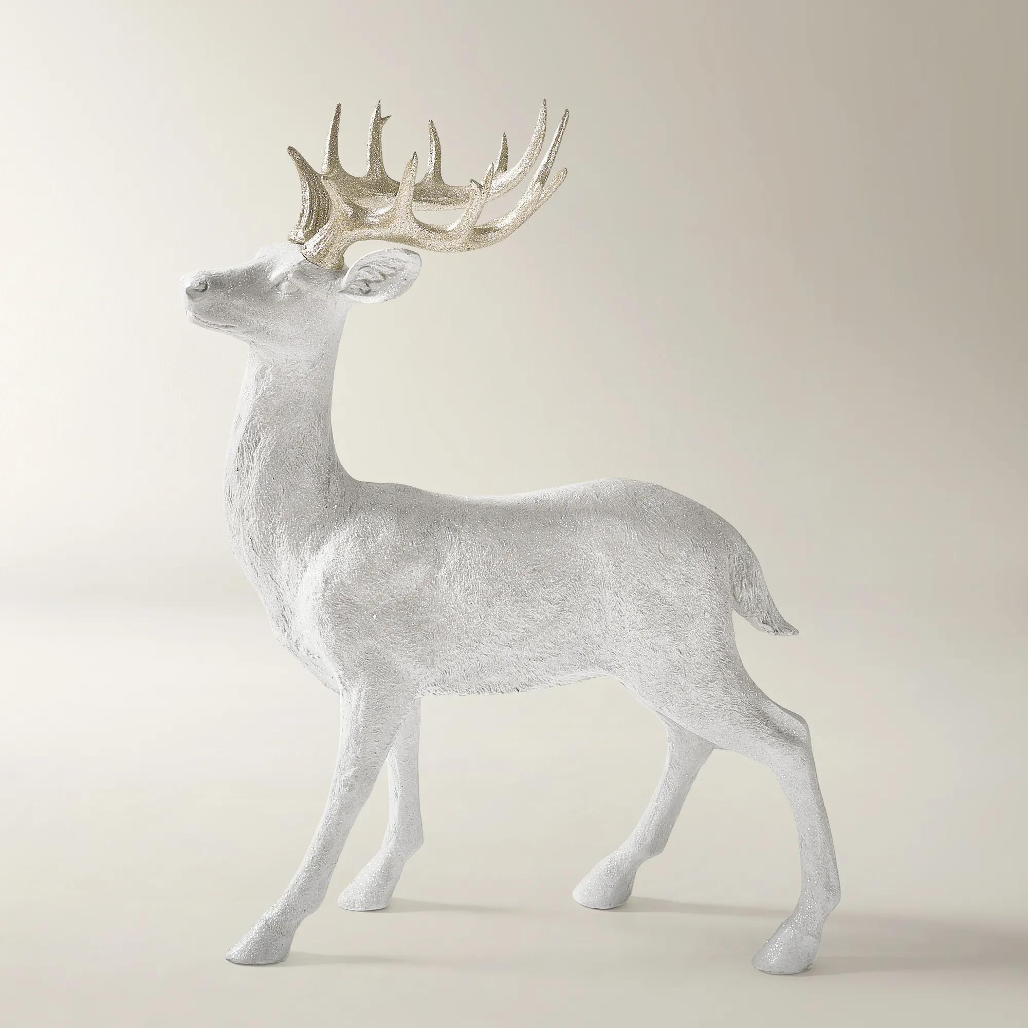 Majestic Deer White/Champagne - 22" & 32"