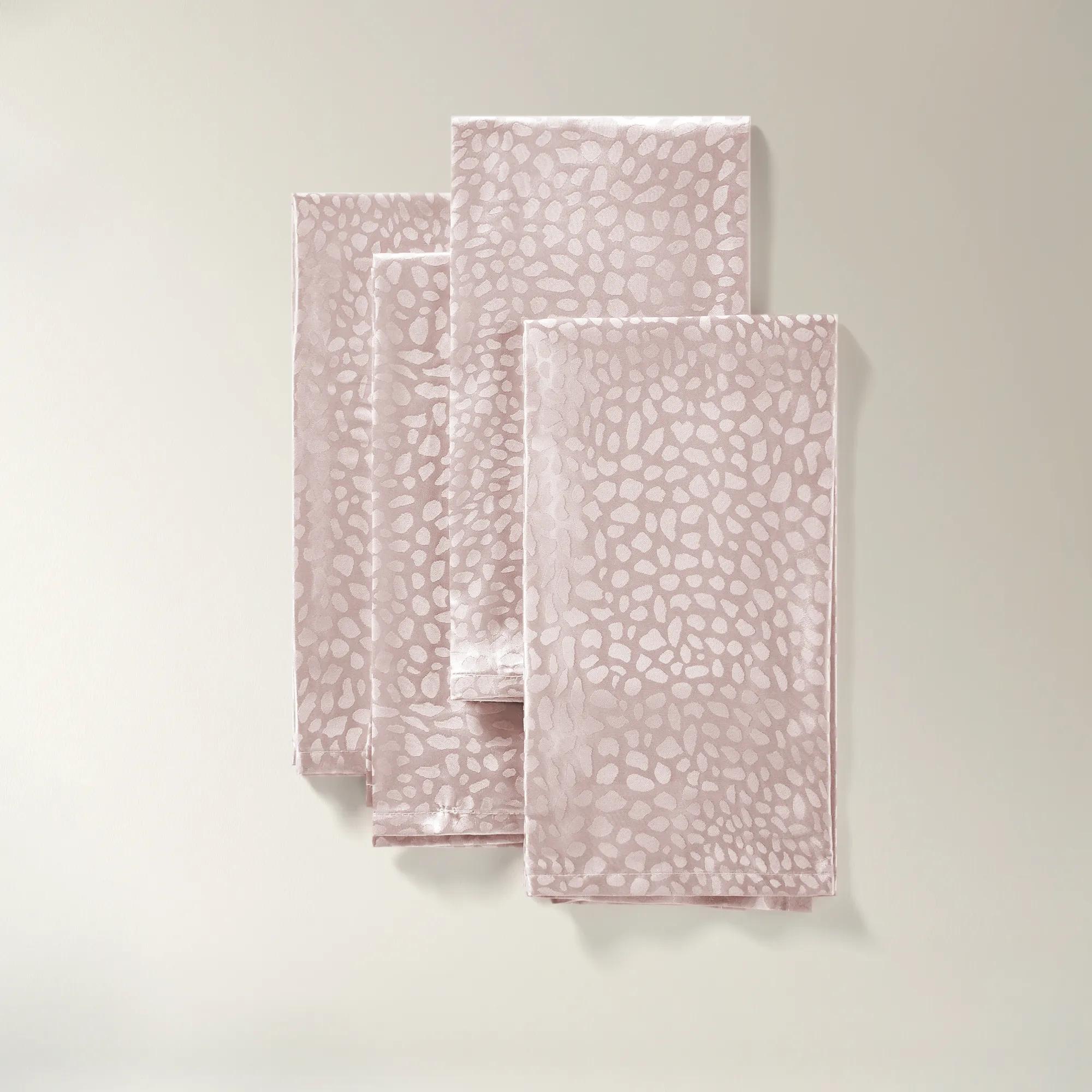 Spotted Napkin Soft Mauve - Set of 4