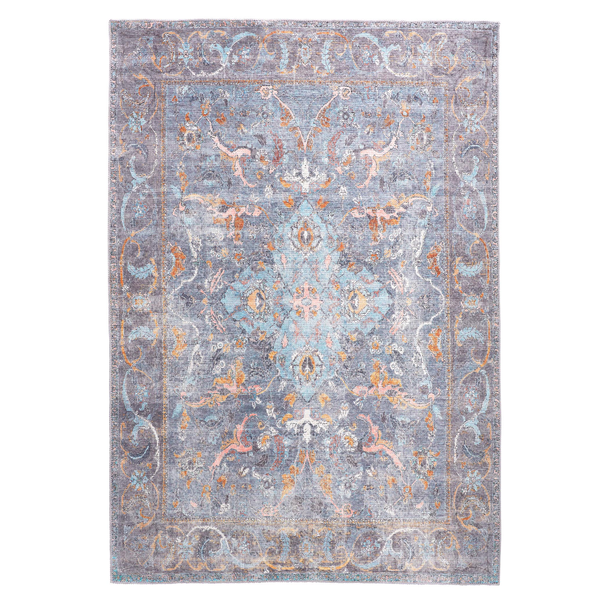 51×103\"Winter wonderland” ViNTAGE RUG Vintage Persian Rug Collection - handmade and one of a kind