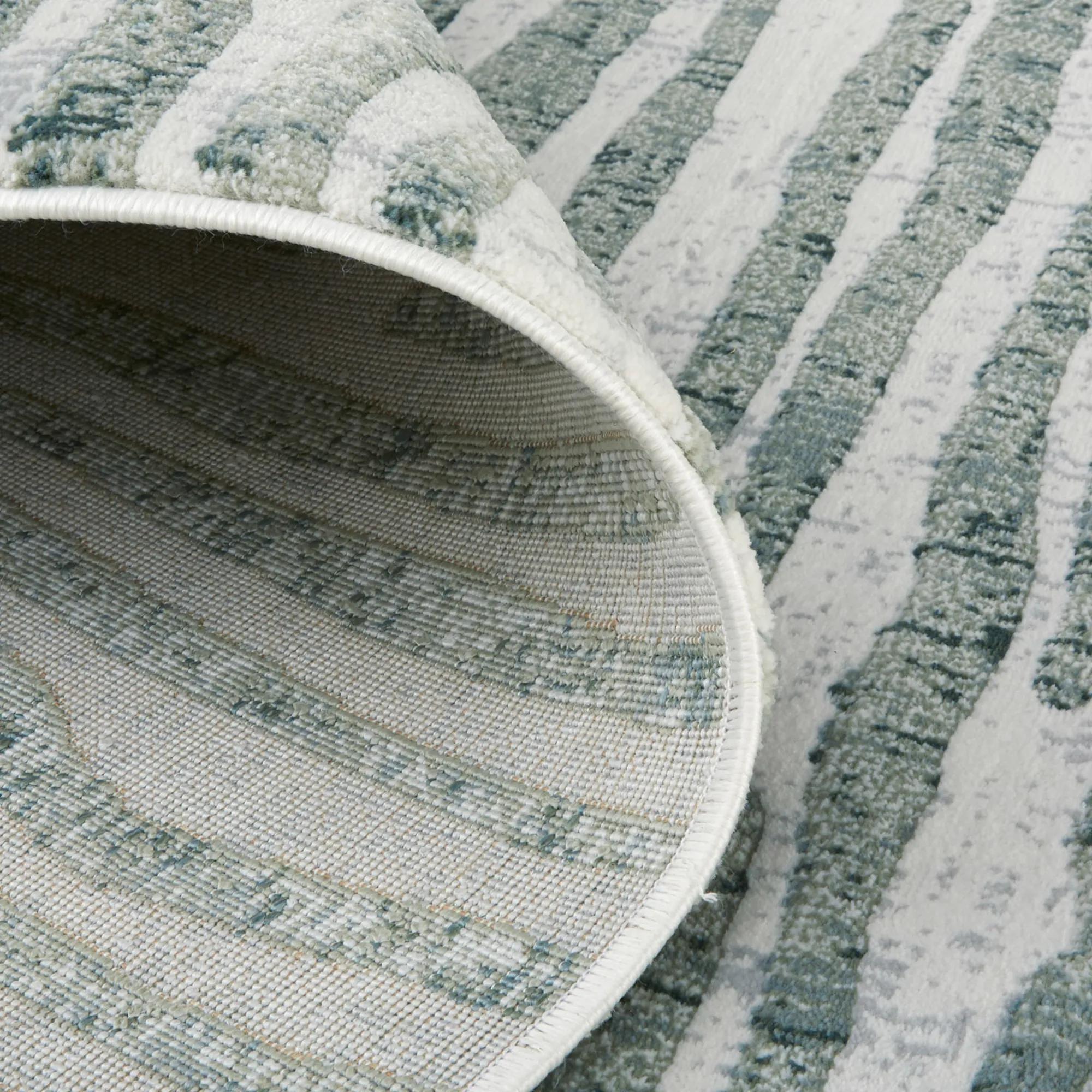 Samantha Rug - Aqua/Grey