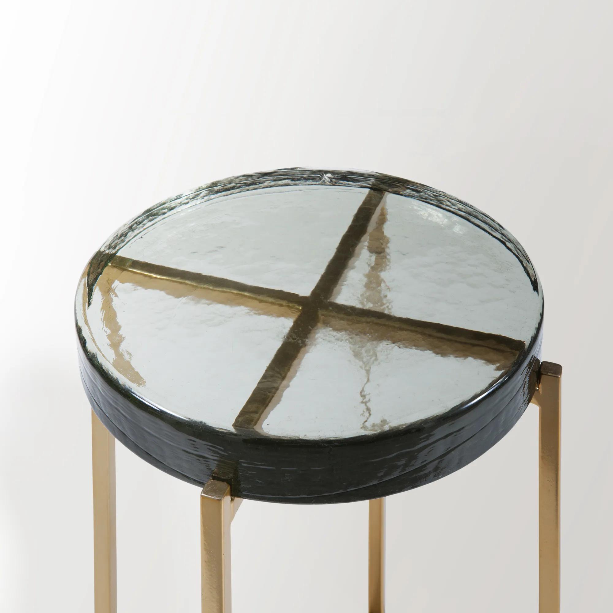 Marilee Accent Table - Brass