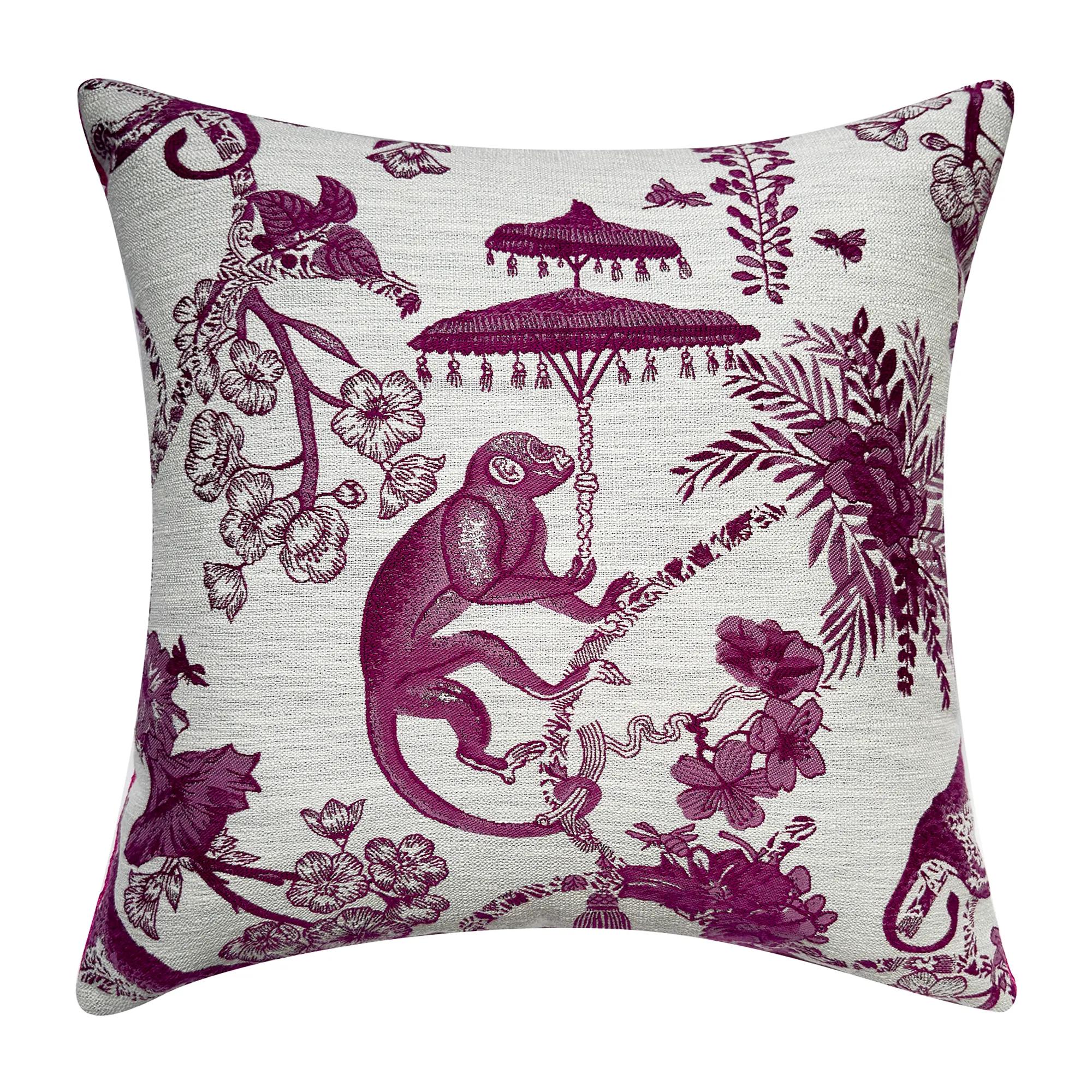 Monkey Pillow 20" - Fuschia