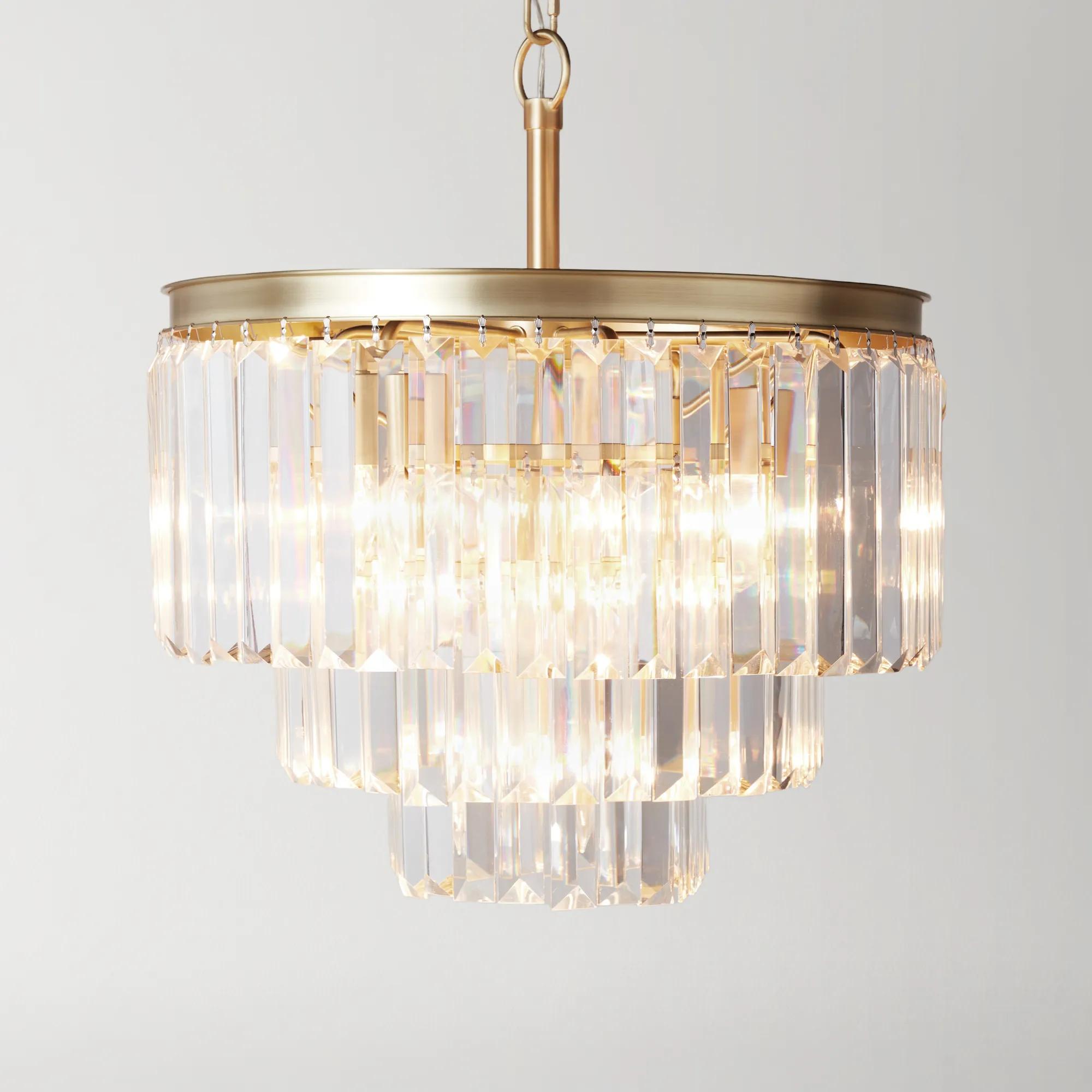 Cora Crystal Taper Holder