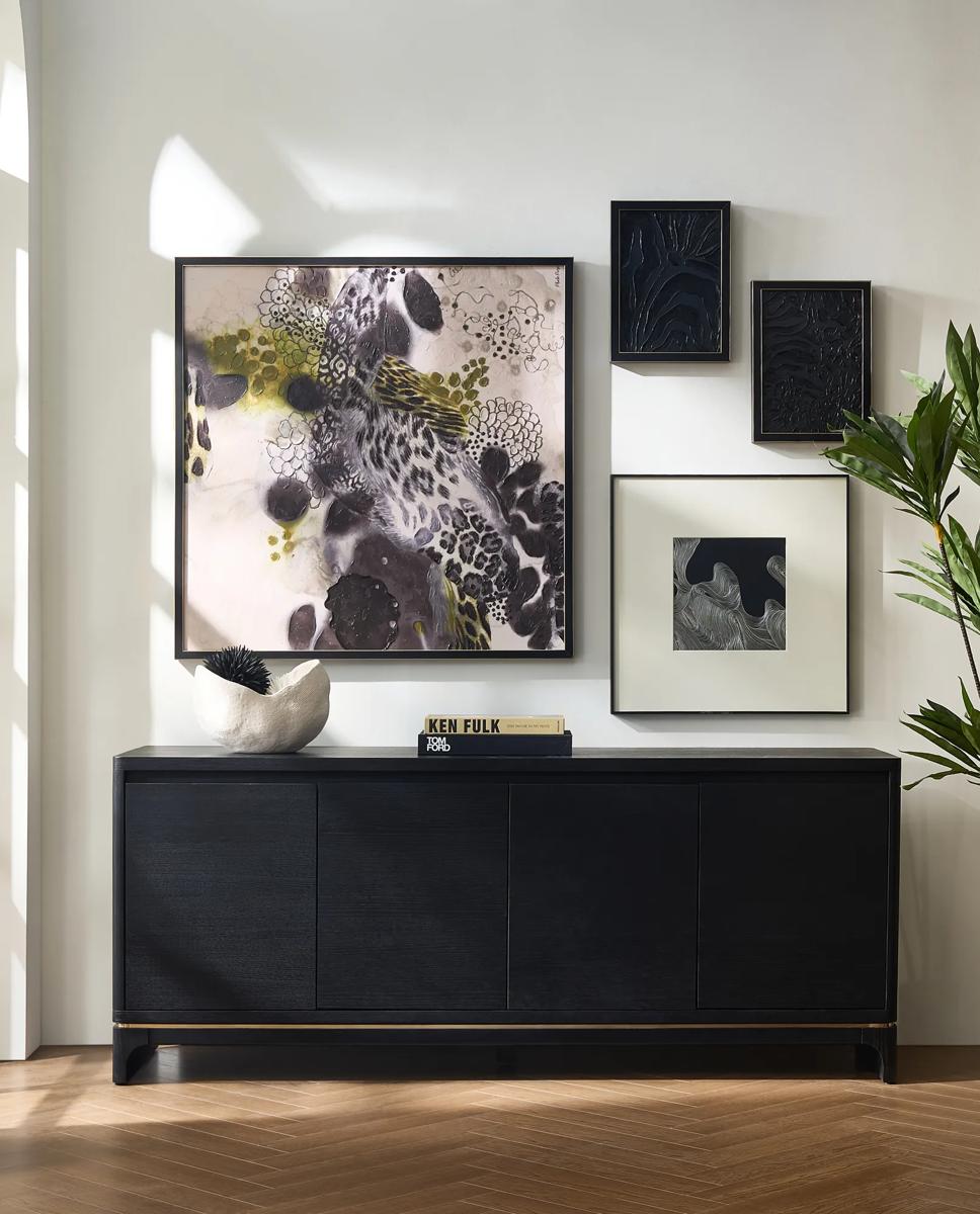 Pompa Vase - Black